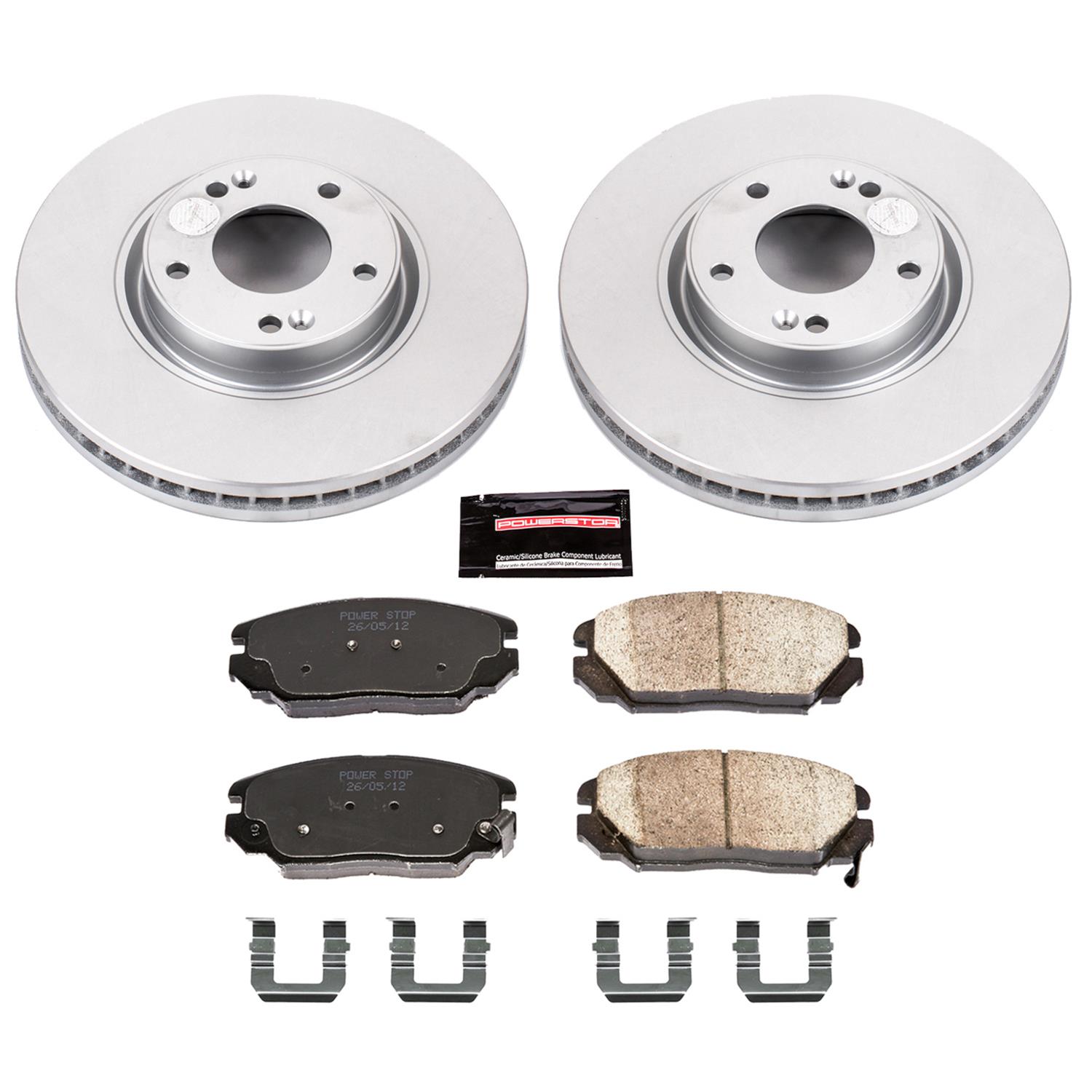 Power Stop 07-09 Kia Amanti Front & Rear Z17 Evolution Geomet Coated Brake Kit (1x psbCRK4710, 1x psbCRK4646) thumbnail 6