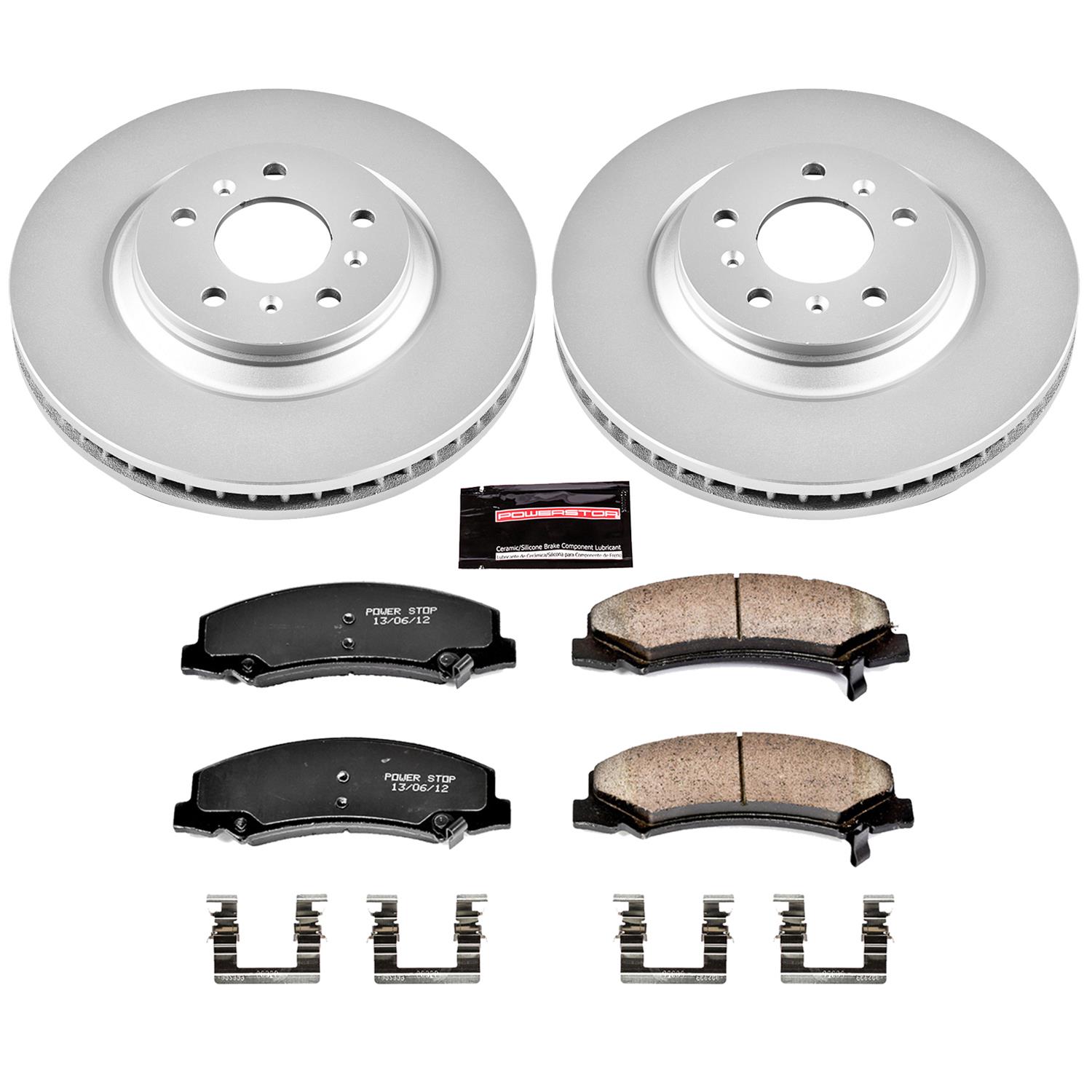 Power Stop 12-13 Chevrolet Impala Front & Rear Z17 Evolution Geomet Coated Brake Kit (1x psbCRK4654, 1x psbCRK1602) thumbnail 5
