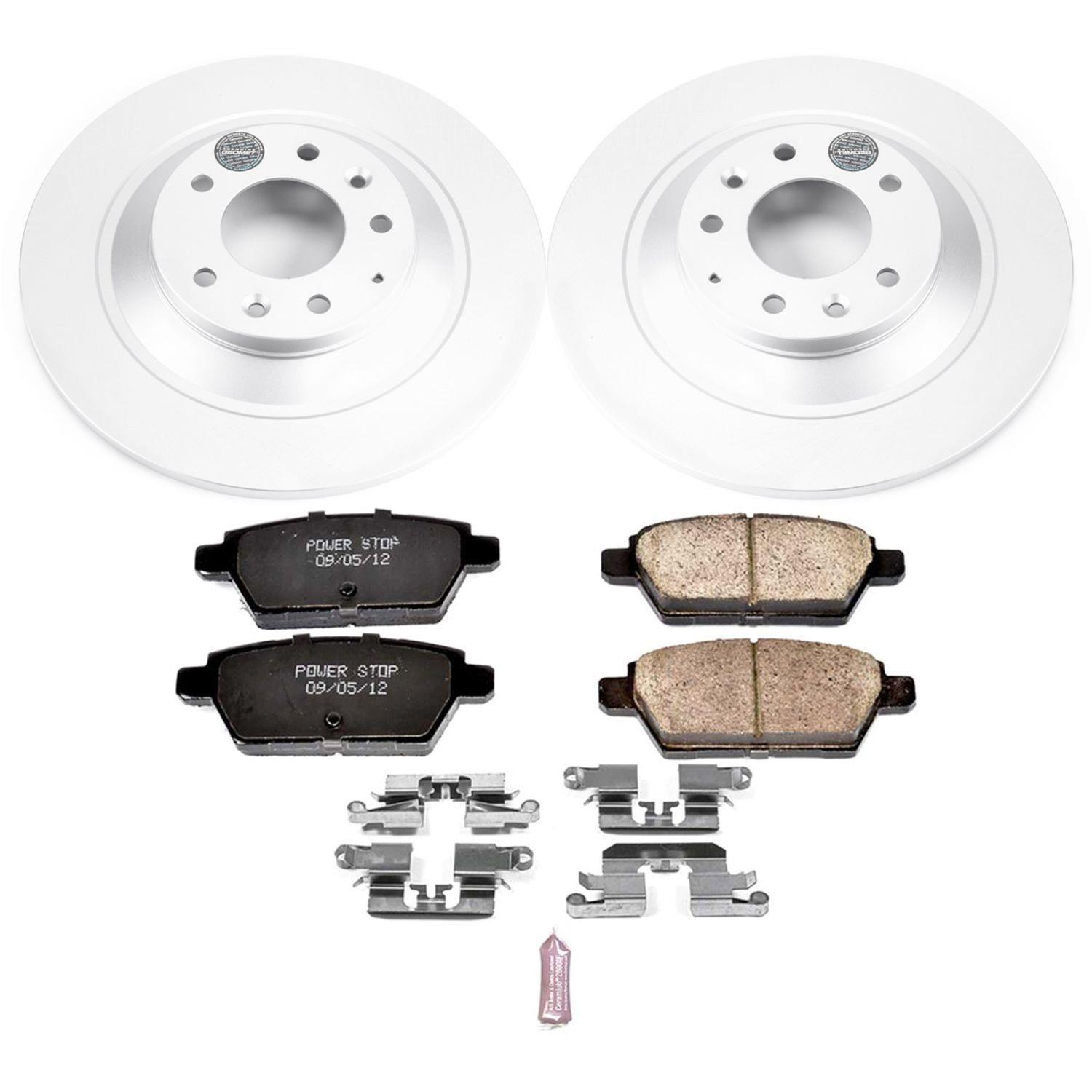 Power Stop 06-07 Mazda 6 Front & Rear Z17 Evolution Geomet Coated Brake Kit (1x psbCRK4660, 1x psbCRK4655) thumbnail 8