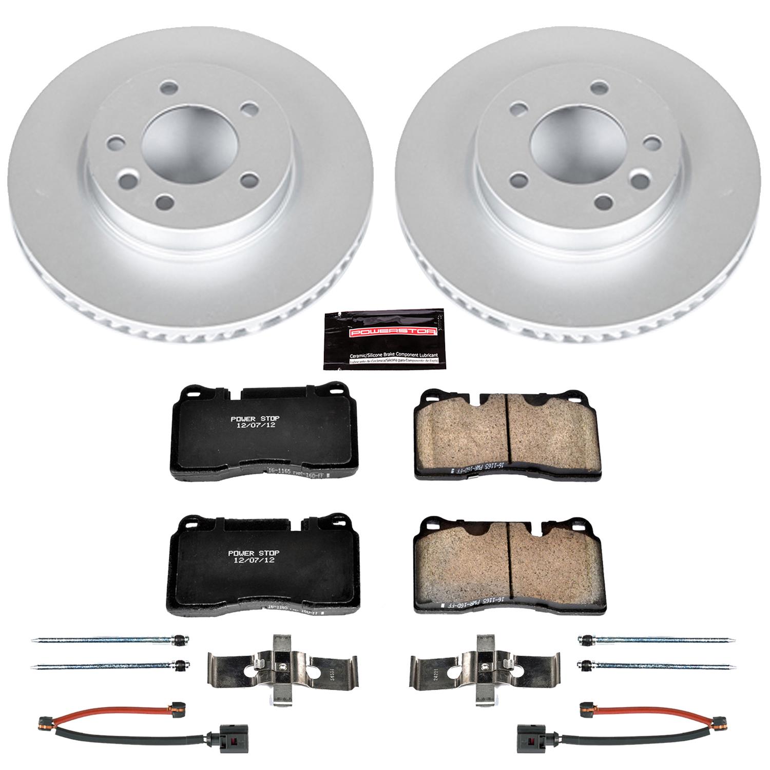 Power Stop 07-10 Volkswagen Touareg Front & Rear Z23 Evolution Sport Coated Brake Kit (1x psbCRK4656, 1x psbCRK5312) thumbnail 3