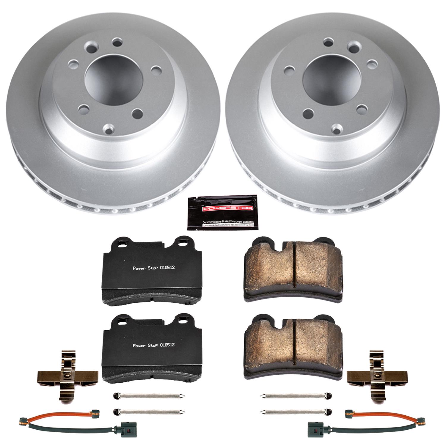 Power Stop 2006 Volkswagen Touareg Front & Rear Z23 Evolution Sport Coated Brake Kit (1x psbCRK4656, 1x psbCRK4681) thumbnail 5