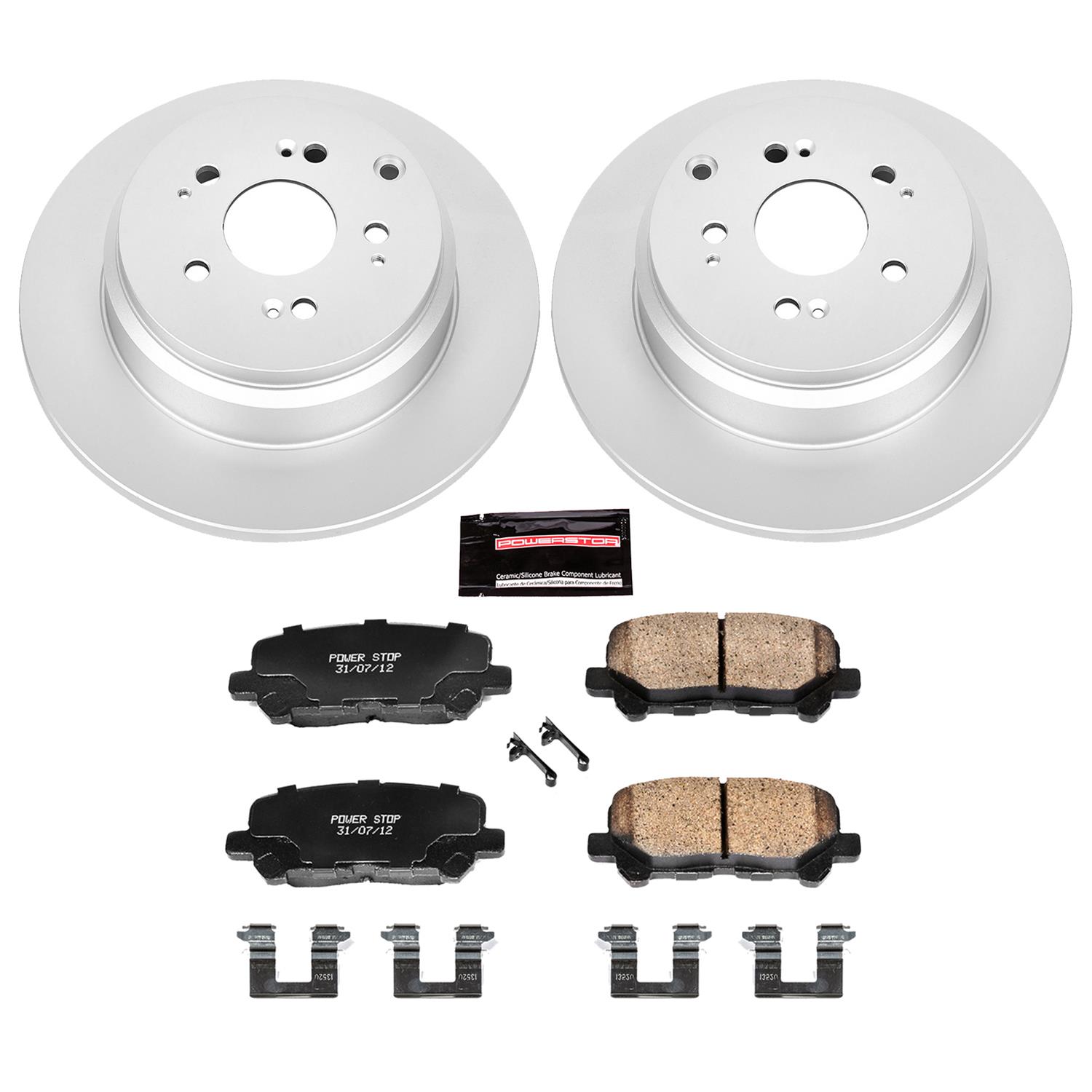 Power Stop CRK4685 Power Stop Z17 Evolution Plus GEOMET Coated Brake Kits |  Summit Racing