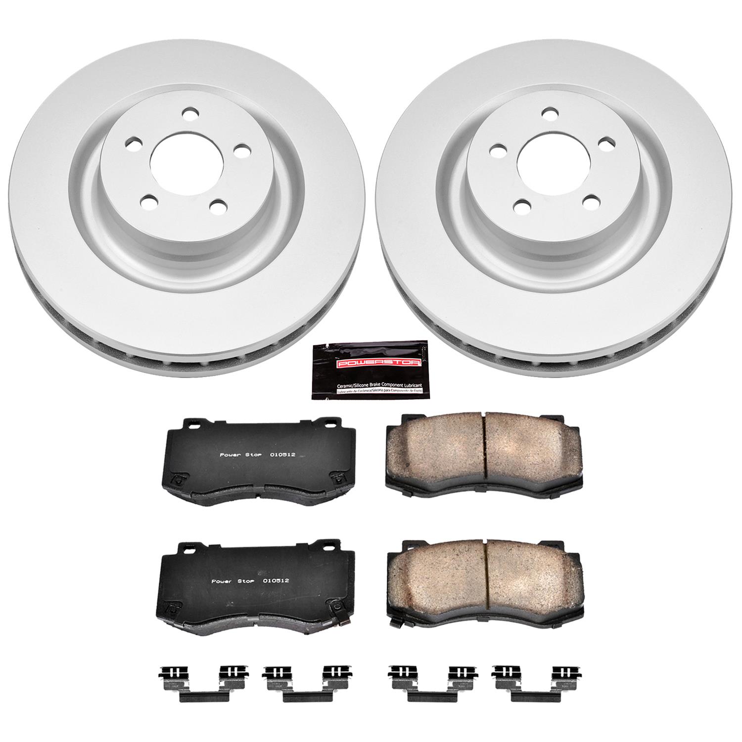 Power Stop 05-10 Chrysler 300 Front & Rear Z17 Evolution Geomet Coated Brake Kit (1x psbCRK4695, 1x psbCRK4583) thumbnail 7