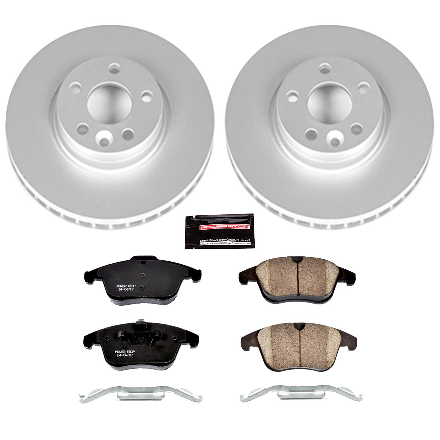 Power Stop 15-18 Volvo S60 Front & Rear Z23 Evolution Sport Coated Brake Kit (1x psbCRK4704, 1x psbCRK4700) thumbnail 5