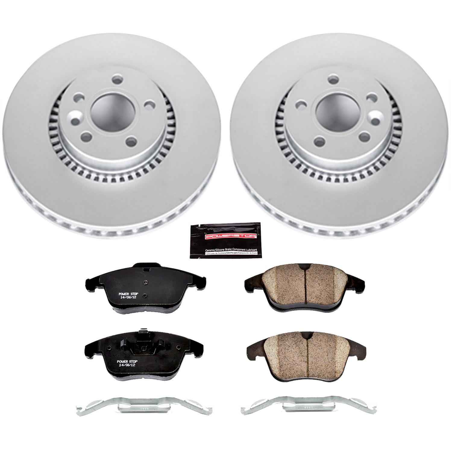 Power Stop 08-12 Land Rover LR2 Front & Rear Z23 Coated Brake Kit (1x psbCRK4701, 1x psbCRK5653) thumbnail 7
