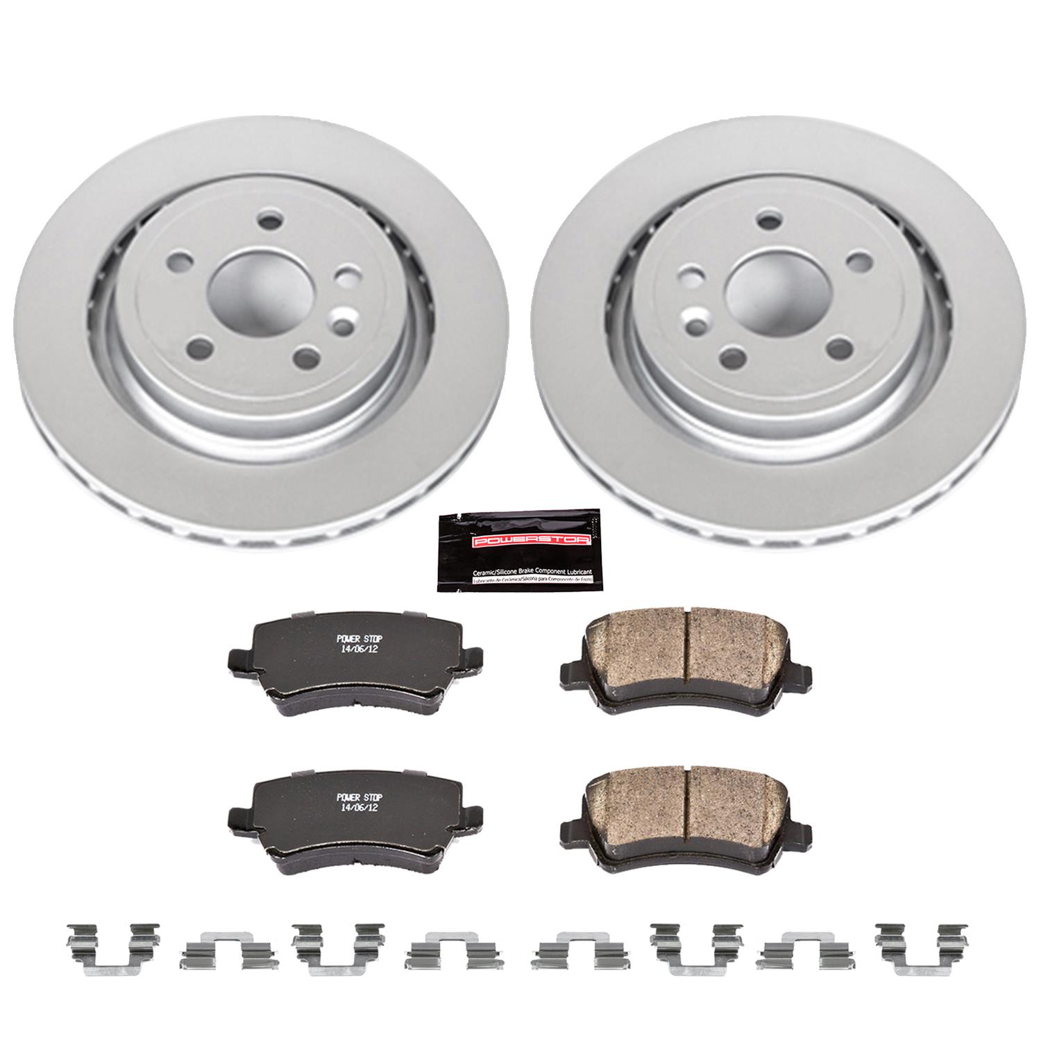 Power Stop 11-14 Volvo S60 Front & Rear Z23 Evolution Sport Coated Brake Kit (1x psbCRK4702, 1x psbCRK5613) thumbnail 7
