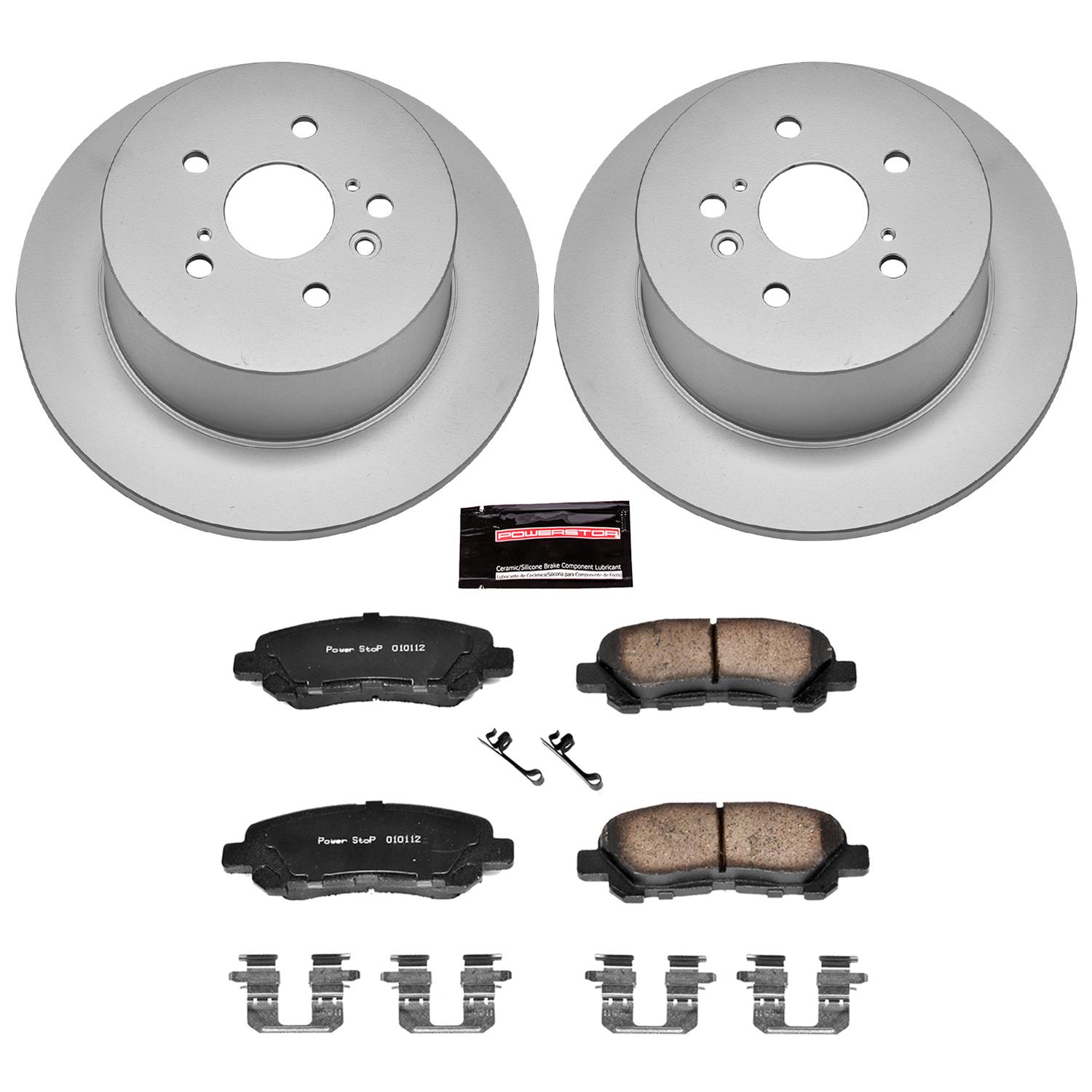Power Stop 08-13 Toyota Highlander Front & Rear Z17 Evolution Geomet Coated Brake Kit (1x psbCRK4714, 1x psbCRK4713) thumbnail 6