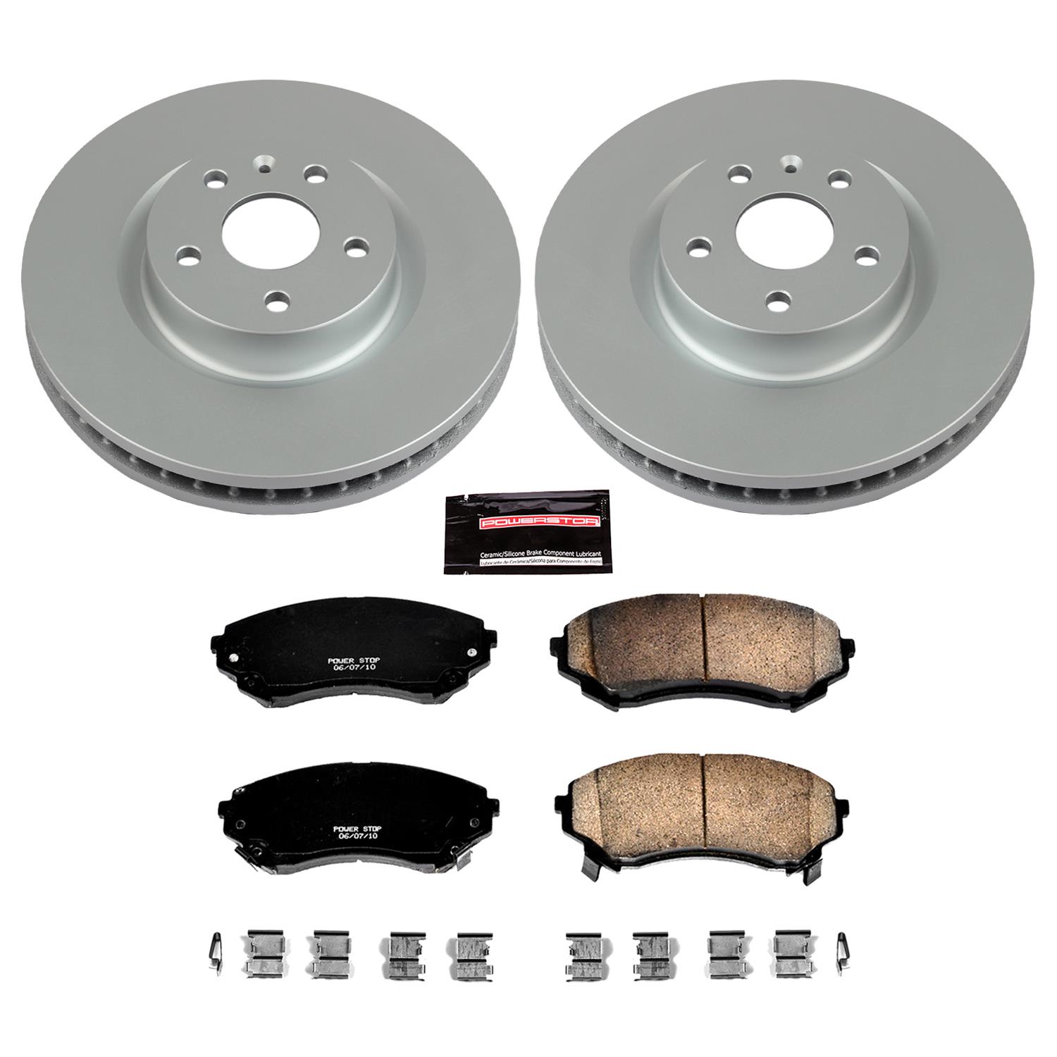 Power Stop 08-14 Cadillac CTS Front & Rear Z17 Evolution Geomet Coated Brake Kit (1x psbCRK4720, 1x psbCRK4723) thumbnail 8