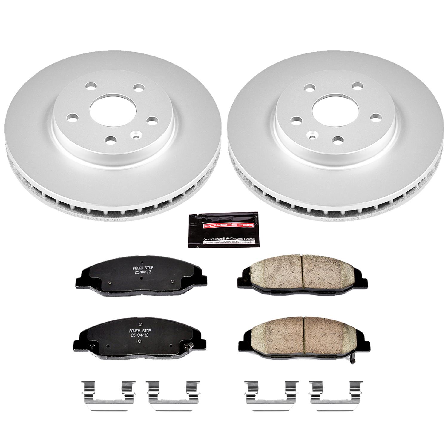 Power Stop 08-14 Cadillac CTS Front & Rear Z17 Evolution Geomet Coated Brake Kit (1x psbCRK3072, 1x psbCRK4721) thumbnail 7
