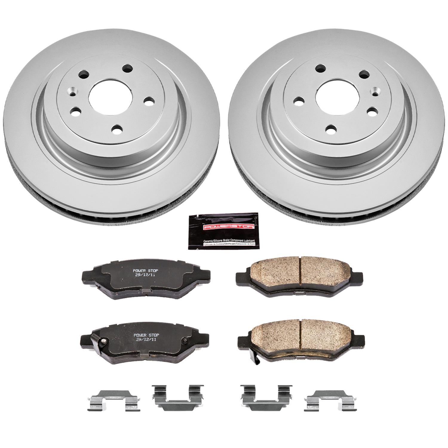 Power Stop 08-14 Cadillac CTS Front & Rear Z17 Evolution Geomet Coated Brake Kit (1x psbCRK4720, 1x psbCRK4723) thumbnail 5