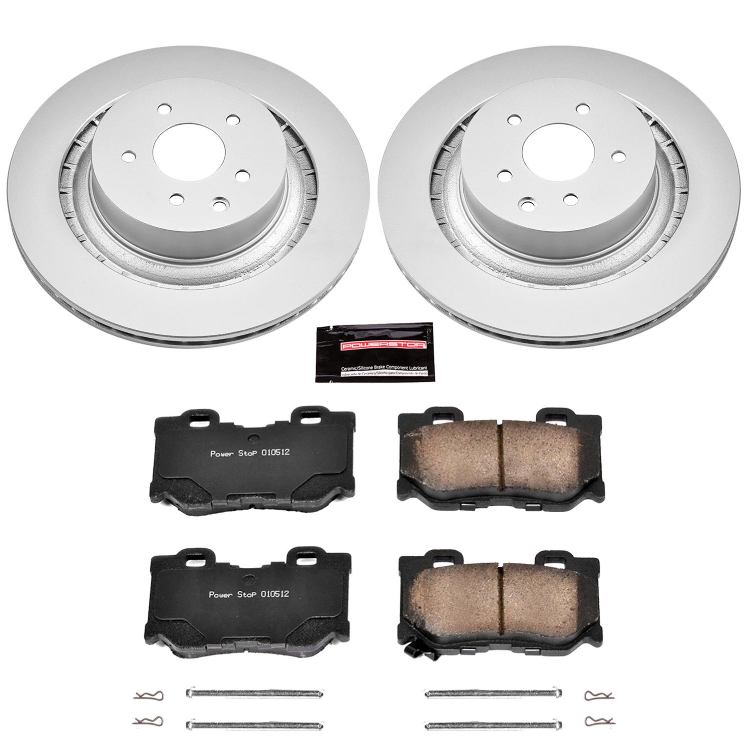 Power Stop 08-13 Infiniti G37 Front & Rear Z17 Evolution Geomet Coated Brake Kit (1x psbCRK2915, 1x psbCRK4732) thumbnail 5