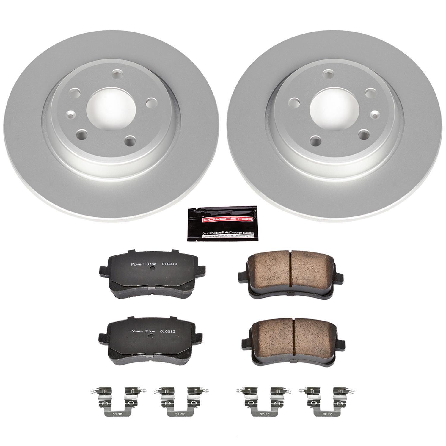 Power Stop 14-17 Audi Q5 Front & Rear Z23 Evolution Sport Coated Brake Kit (1x psbCRK7653, 1x psbCRK4745) thumbnail 7