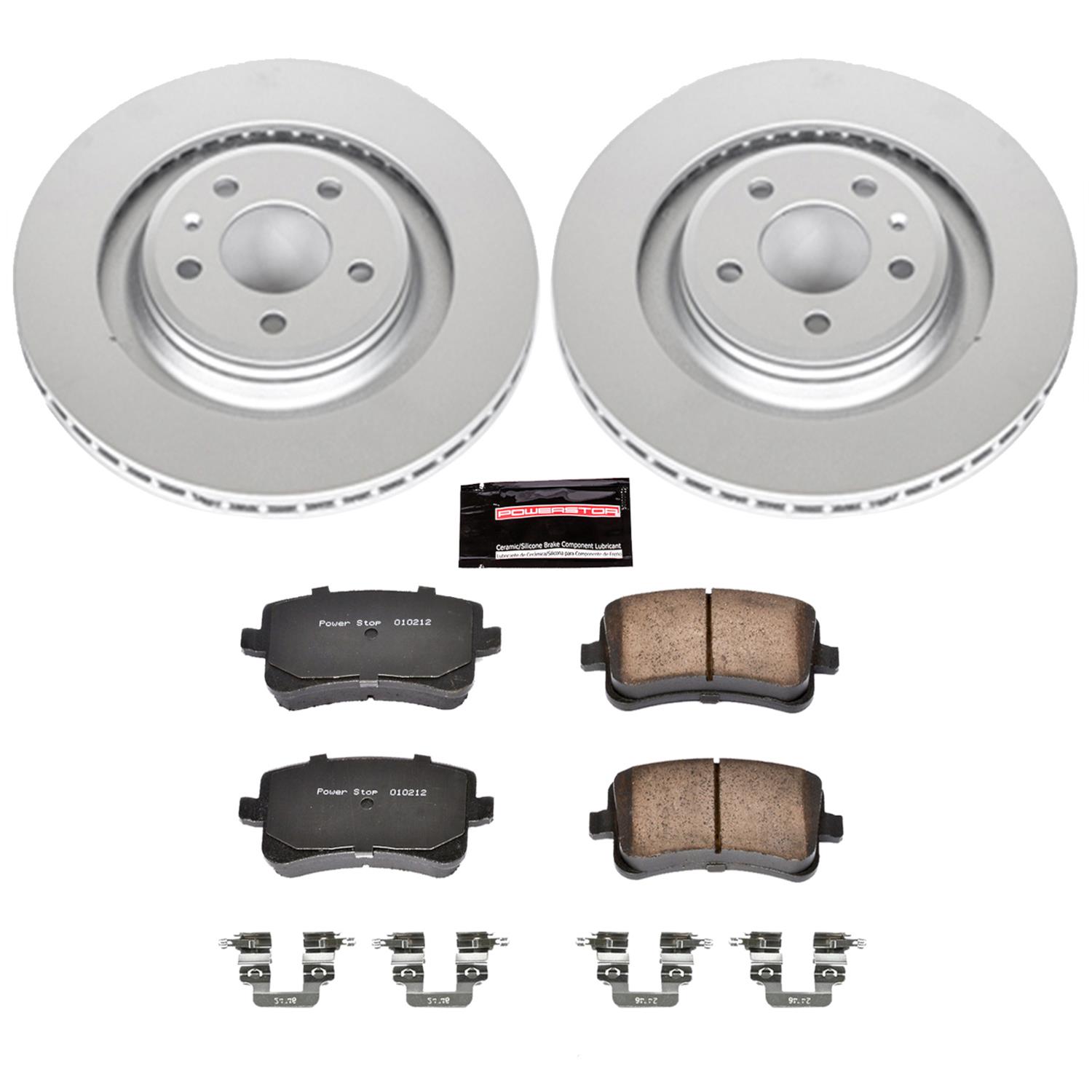Power Stop 10-11 Audi S4 Front & Rear Z23 Evolution Sport Coated Brake Kit (1x psbCRK6154, 1x psbCRK4746) thumbnail 8