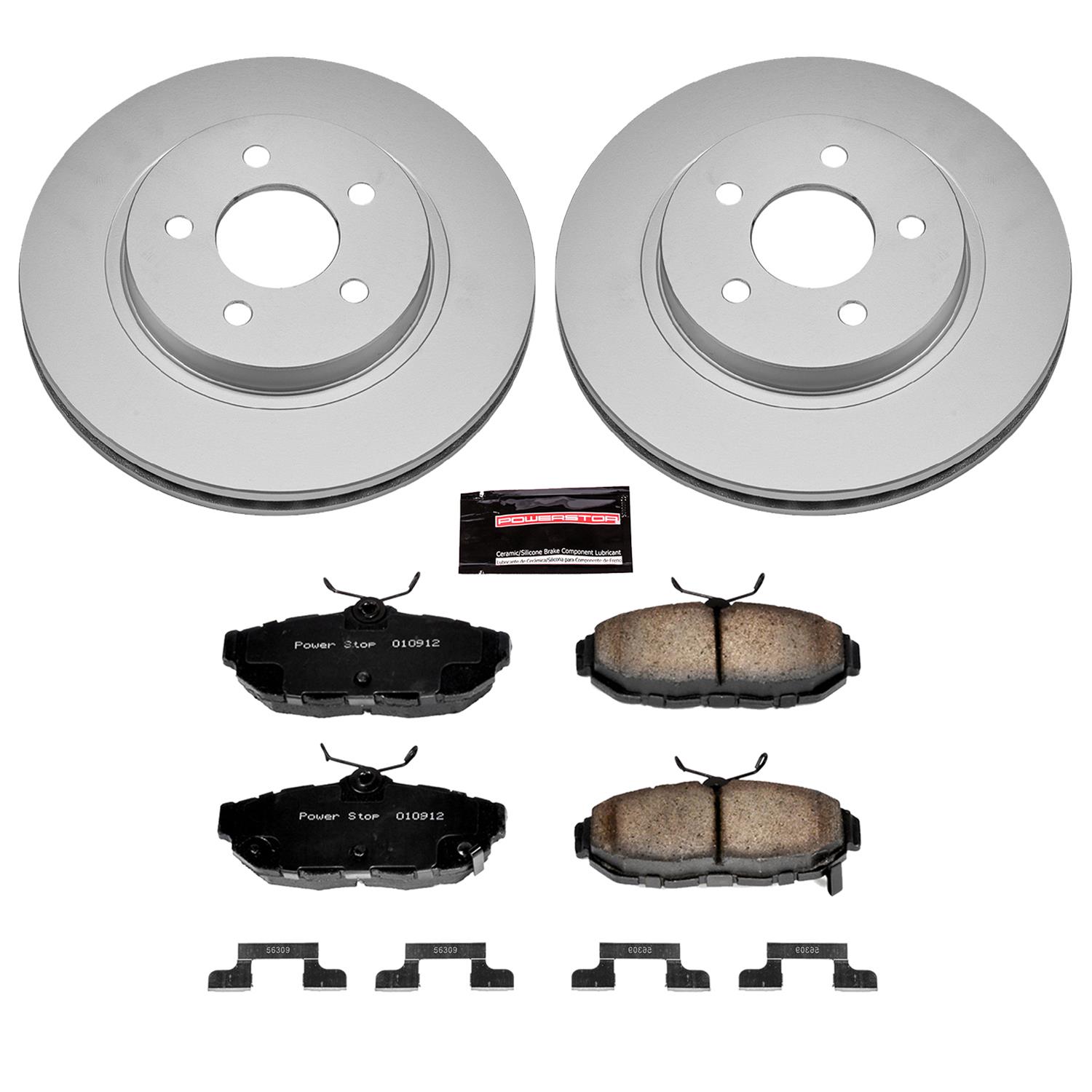 Power Stop 11-14 Ford Mustang Front & Rear Z17 Evolution Geomet Coated Brake Kit (1x psbCRK4749, 1x psbCRK5944) thumbnail 3