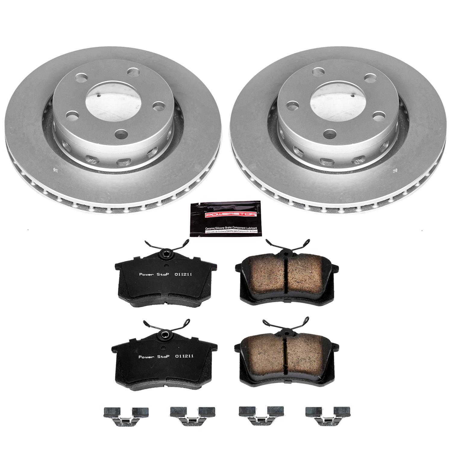 Power Stop 00-04 Audi A6 Quattro Front & Rear Z23 Evolution Sport Coated Brake Kit (1x psbCRK4847, 1x psbCRK948) thumbnail 5