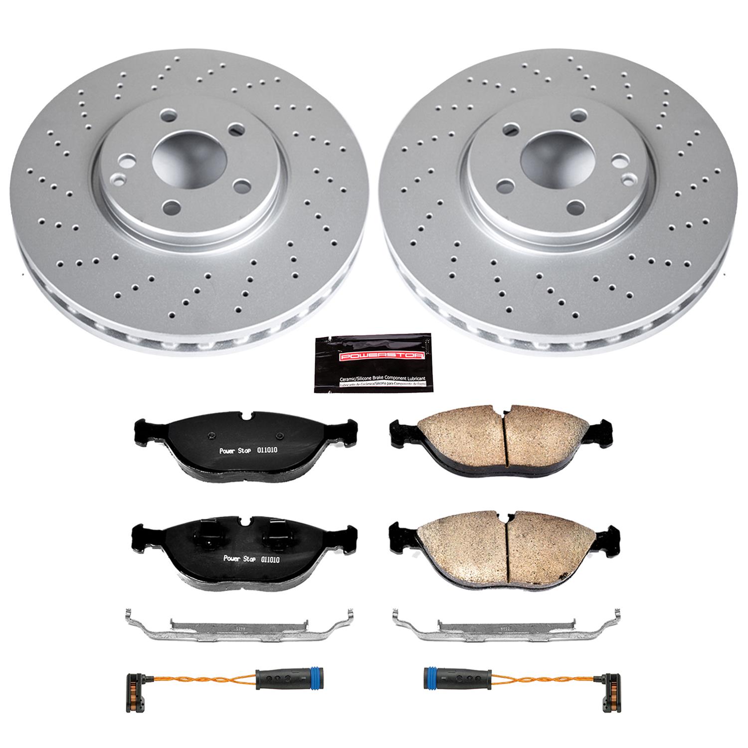 Power Stop 03-06 Mercedes-Benz S430 Front & Rear Z23 Evolution Sport Coated Brake Kit (1x psbCRK6567, 1x psbCRK5120) thumbnail 6