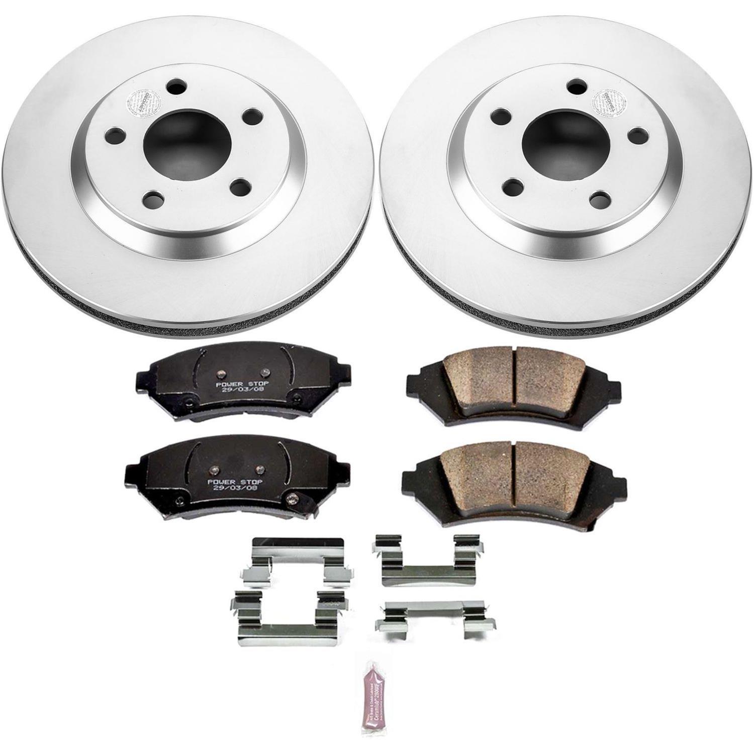 Power Stop 2005 Cadillac DeVille Front & Rear Z17 Evolution Geomet Coated Brake Kit (1x psbCRK5137, 1x psbCRK1566) thumbnail 3
