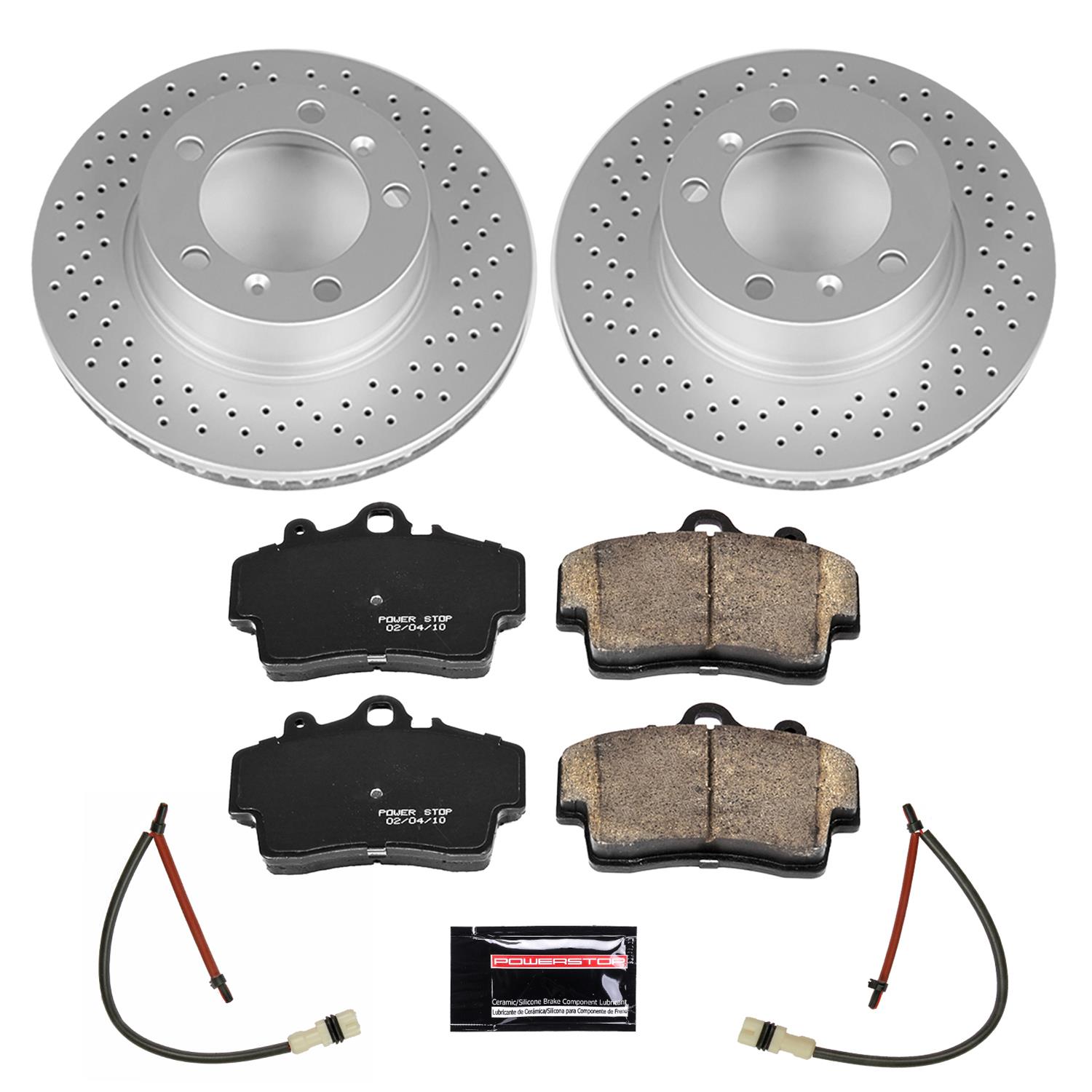 Power Stop 05-08 Porsche Boxster Front & Rear Z23 Evolution Sport Coated Brake Kit (1x psbCRK5162, 1x psbCRK5633) thumbnail 6