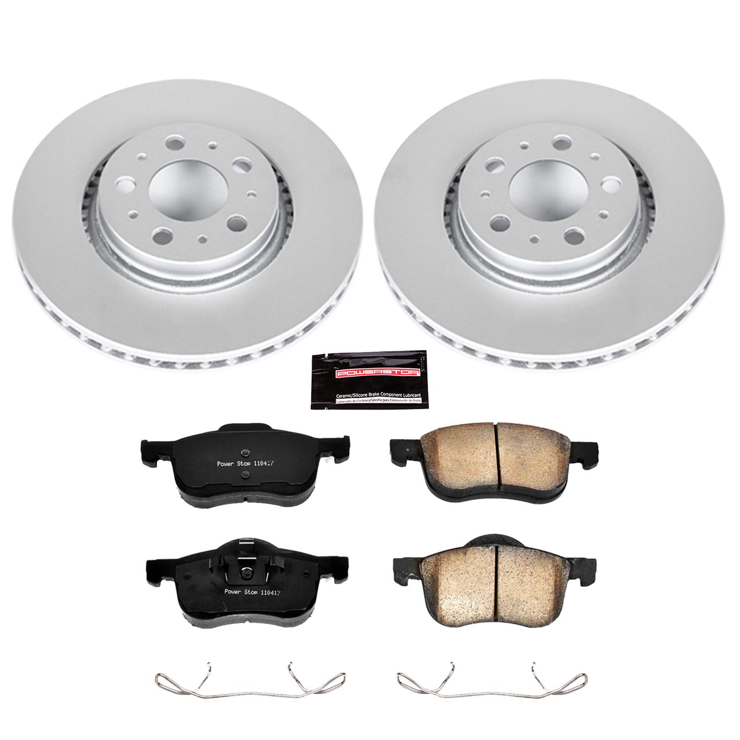 Power Stop 01-09 Volvo S60 Front & Rear Z23 Evolution Sport Coated Brake Kit (1x psbCRK5196, 1x psbCRK5193) thumbnail 4