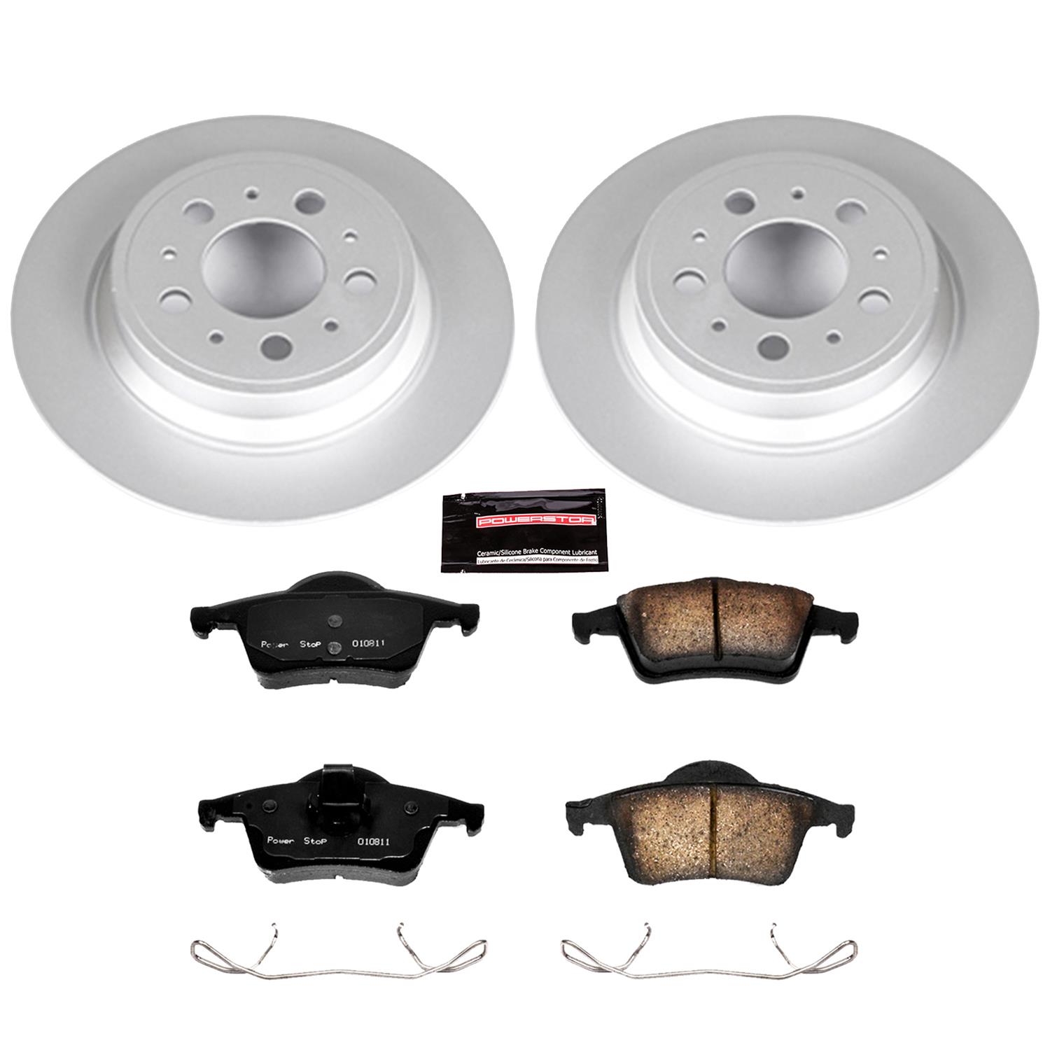 Power Stop 01-07 Volvo S60 Front & Rear Z23 Evolution Sport Coated Brake Kit (1x psbCRK5196, 1x psbCRK3004) thumbnail 9