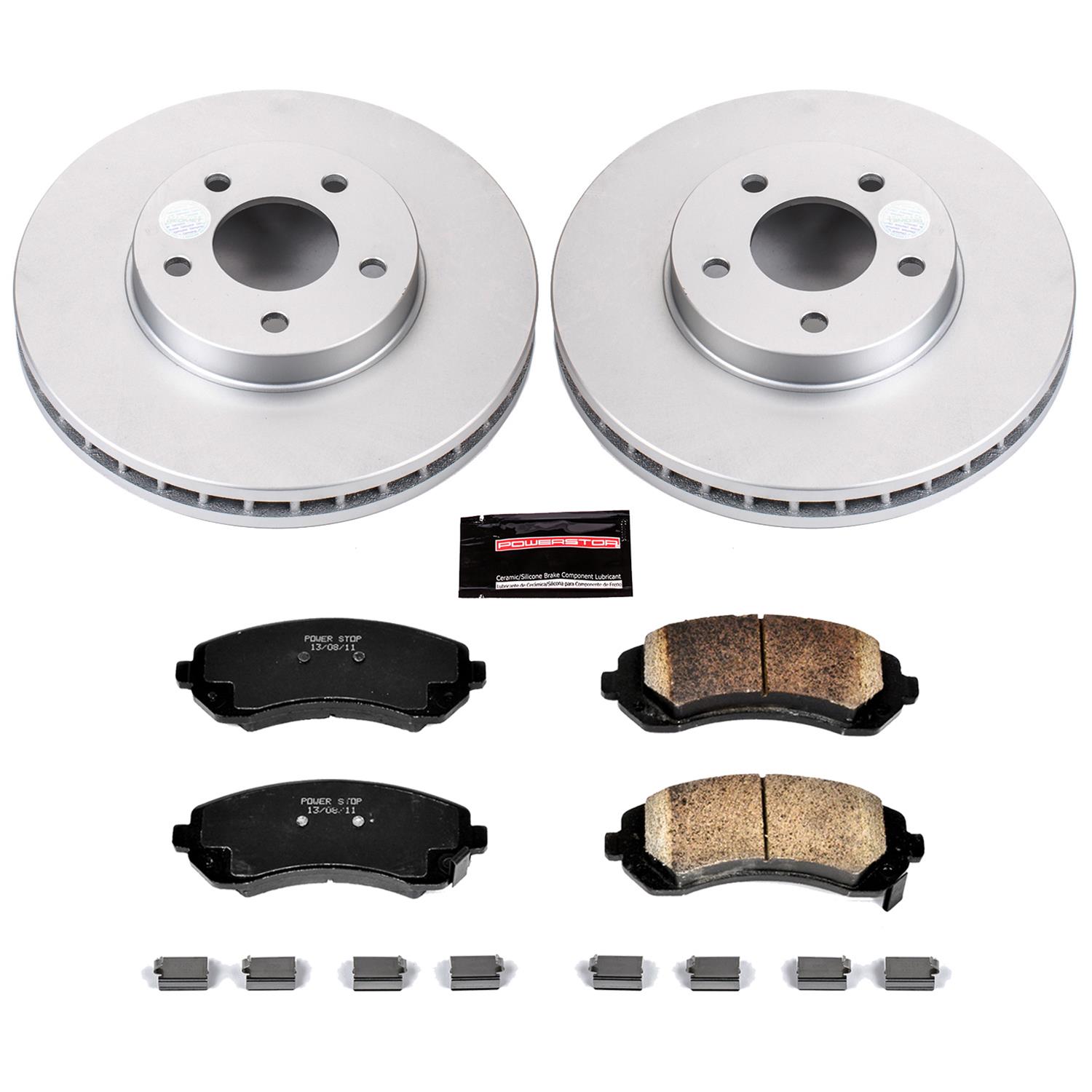 Power Stop 02-06 Buick Rendezvous Front & Rear Z17 Evolution Geomet Coated Brake Kit (1x psbCRK5135, 1x psbCRK5234) thumbnail 6