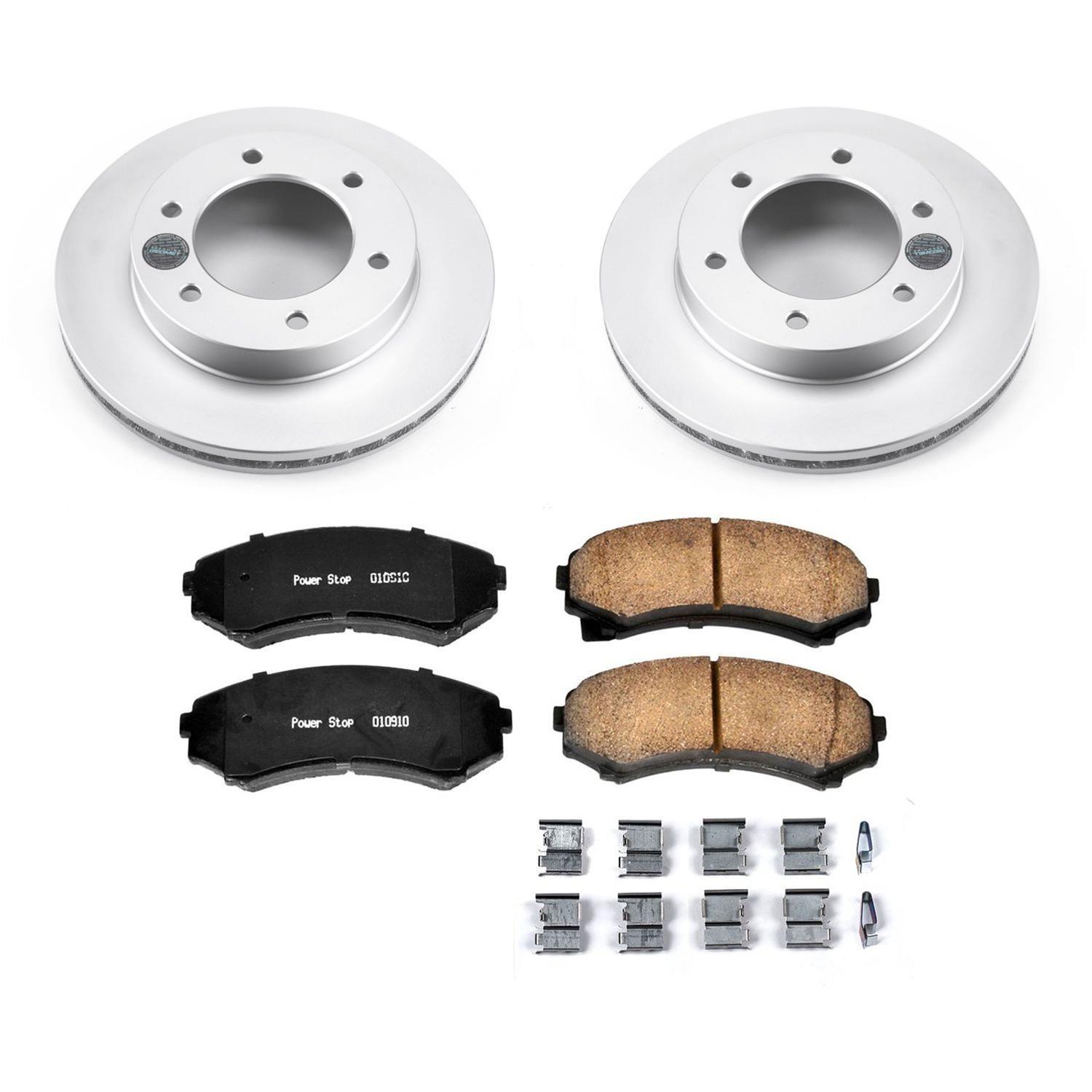PowerStop CRK5259 PowerStop Z17 Evolution Plus GEOMET Coated Brake