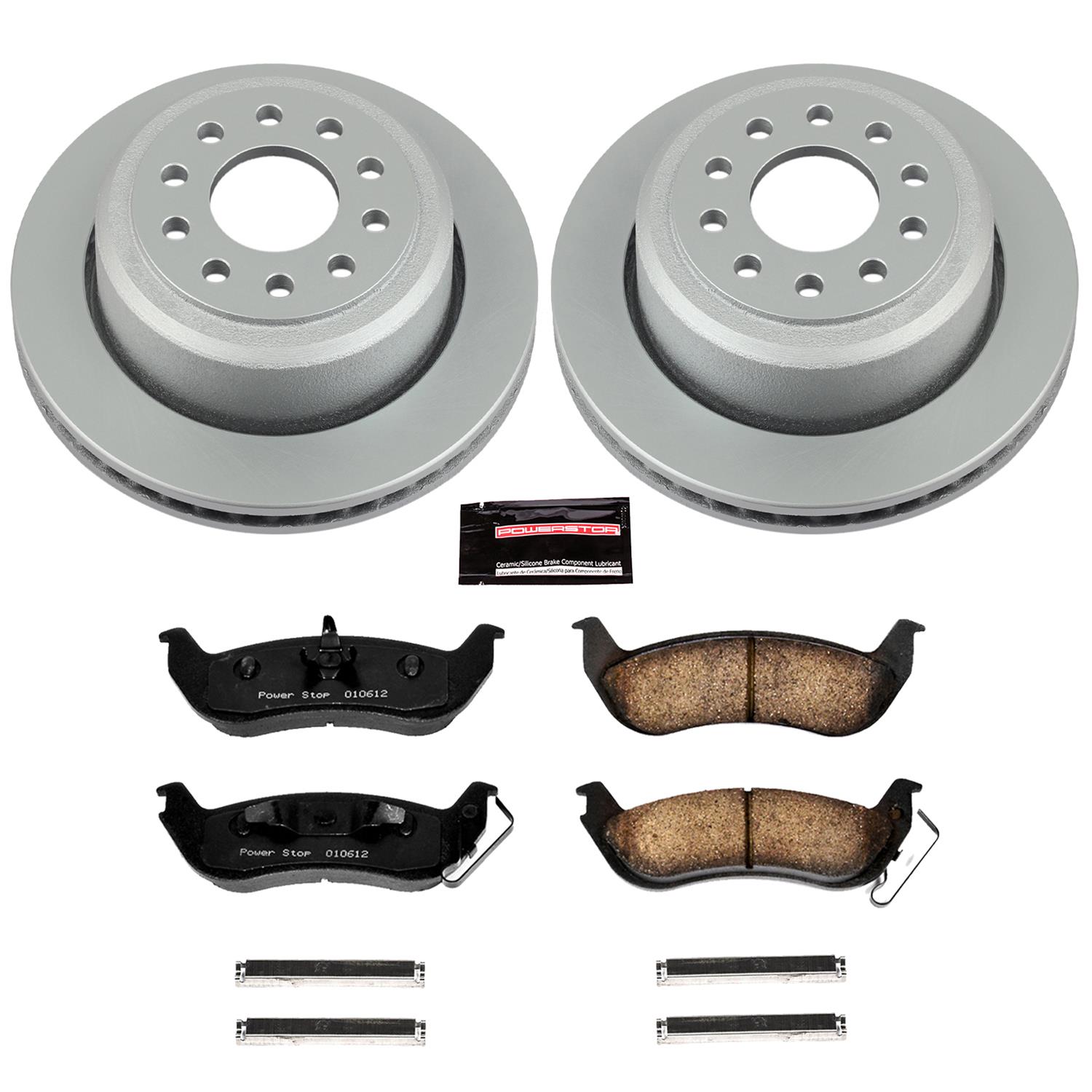 Power Stop 03-11 Lincoln Town Car Front & Rear Z17 Evolution Geomet Coated Brake Kit (1x psbCRK1364, 1x psbCRK5293) thumbnail 5