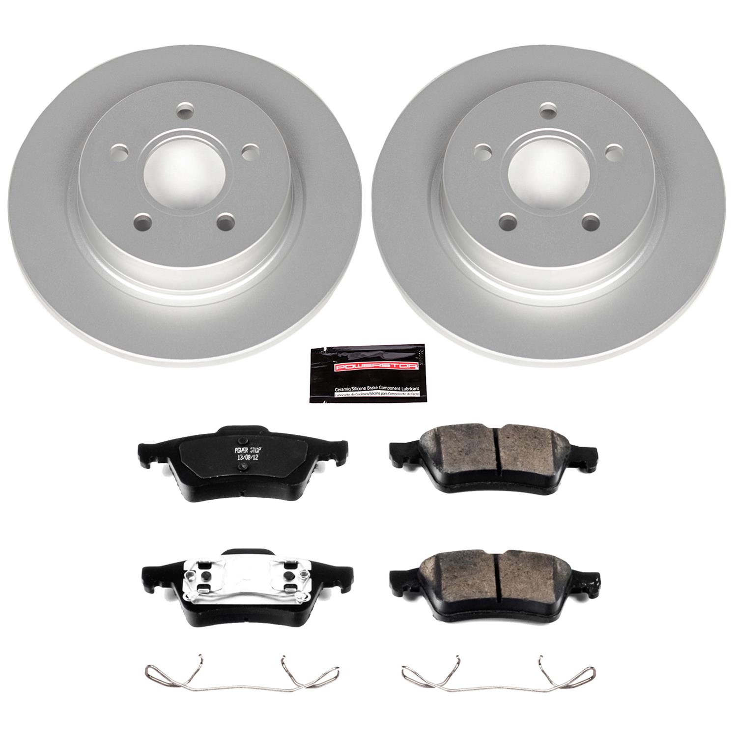 Power Stop 04-05 Volvo S40 Front & Rear Z23 Evolution Sport Coated Brake Kit (1x psbCRK4575, 1x psbCRK5309) thumbnail 8