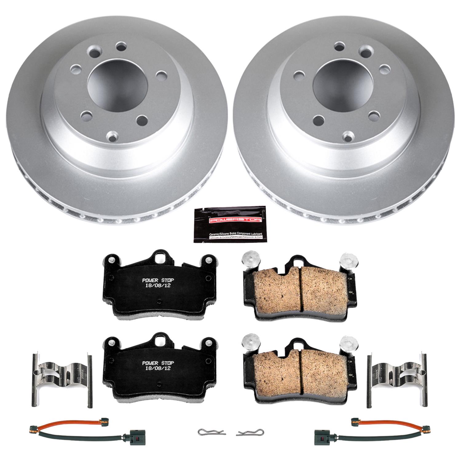 Power Stop 07-15 Audi Q7 Front & Rear Z23 Evolution Sport Coated Brake Kit (1x psbCRK5312, 1x psbCRK4558) thumbnail 5