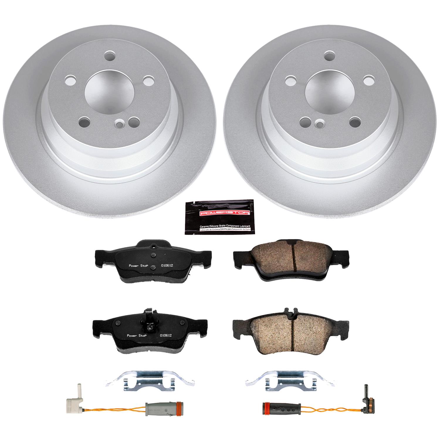 Power Stop 2006 Mercedes-Benz E350 Front and Rear Z23 Coated Brake Kit thumbnail 6