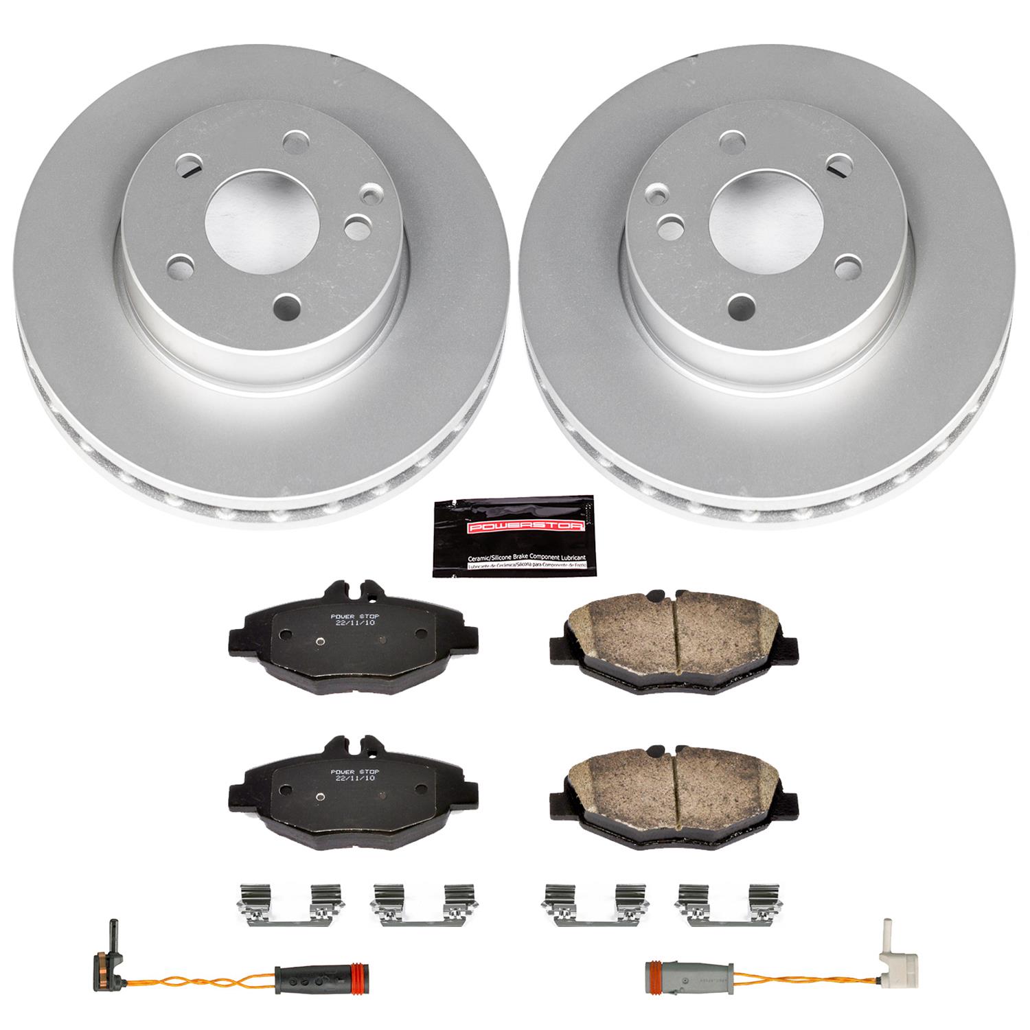 Power Stop 03-05 Mercedes-Benz E320 Front & Rear Z23 Evolution Sport Coated Brake Kit (1x psbCRK5320, 1x psbCRK5325) thumbnail 5