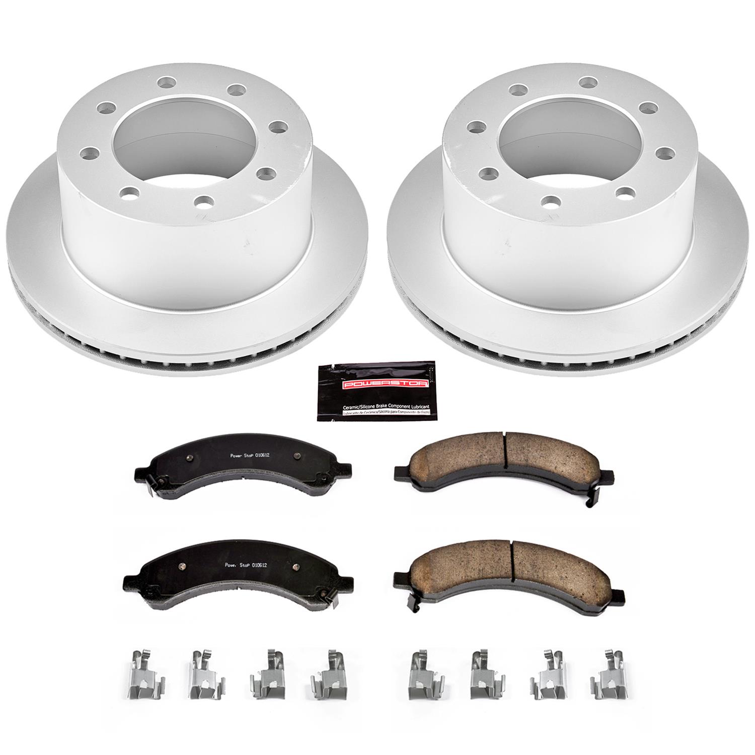 Power Stop 03-08 Chevrolet Express 3500 Front & Rear Z17 Evolution Geomet Coated Brake Kit (1x psbCRK5328, 1x psbCRK2071) thumbnail 8
