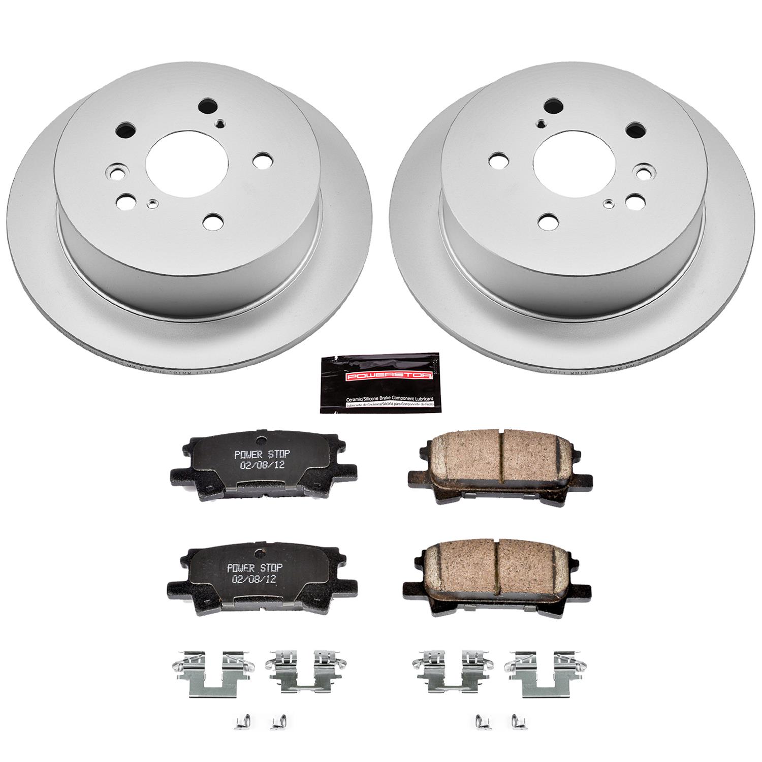 Power Stop 04-07 Toyota Highlander Front & Rear Z17 Evolution Geomet Coated Brake Kit (1x psbCRK1137, 1x psbCRK5333) thumbnail 6