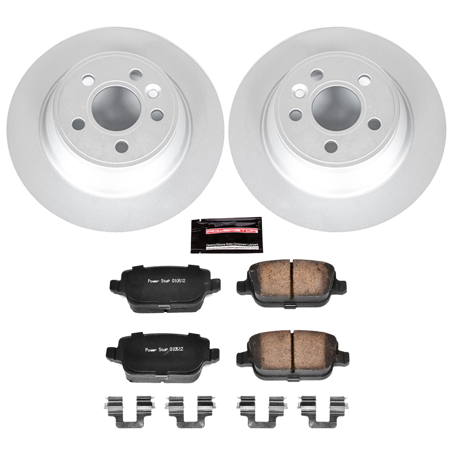 Power Stop 07-11 Volvo S80 Front & Rear Z23 Evolution Sport Coated Brake Kit (1x psbCRK5341, 1x psbCRK5608) thumbnail 7