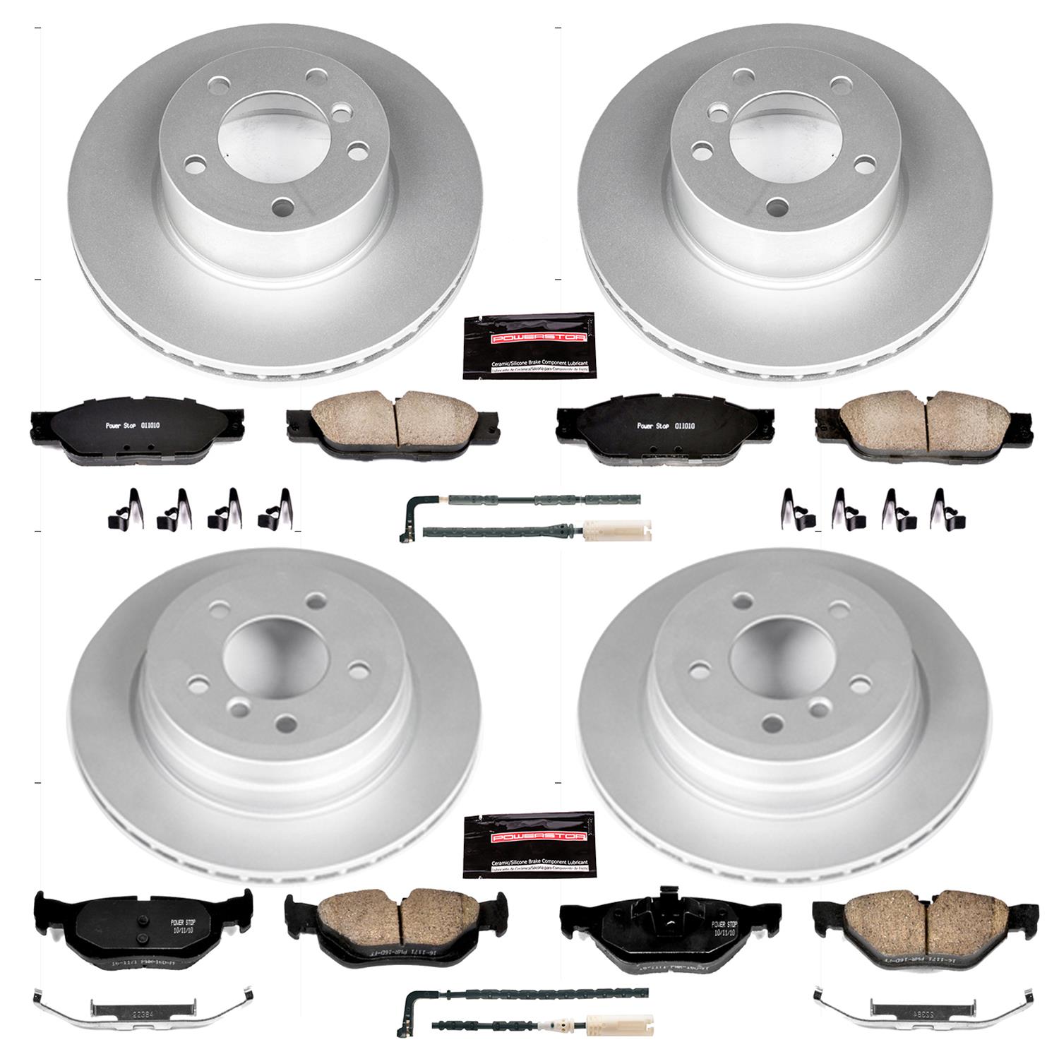 Power Stop 2006 BMW 325xi Front & Rear Z23 Evolution Sport Coated Brake Kit (1x psbCRK3001, 1x psbCRK4589) thumbnail 4