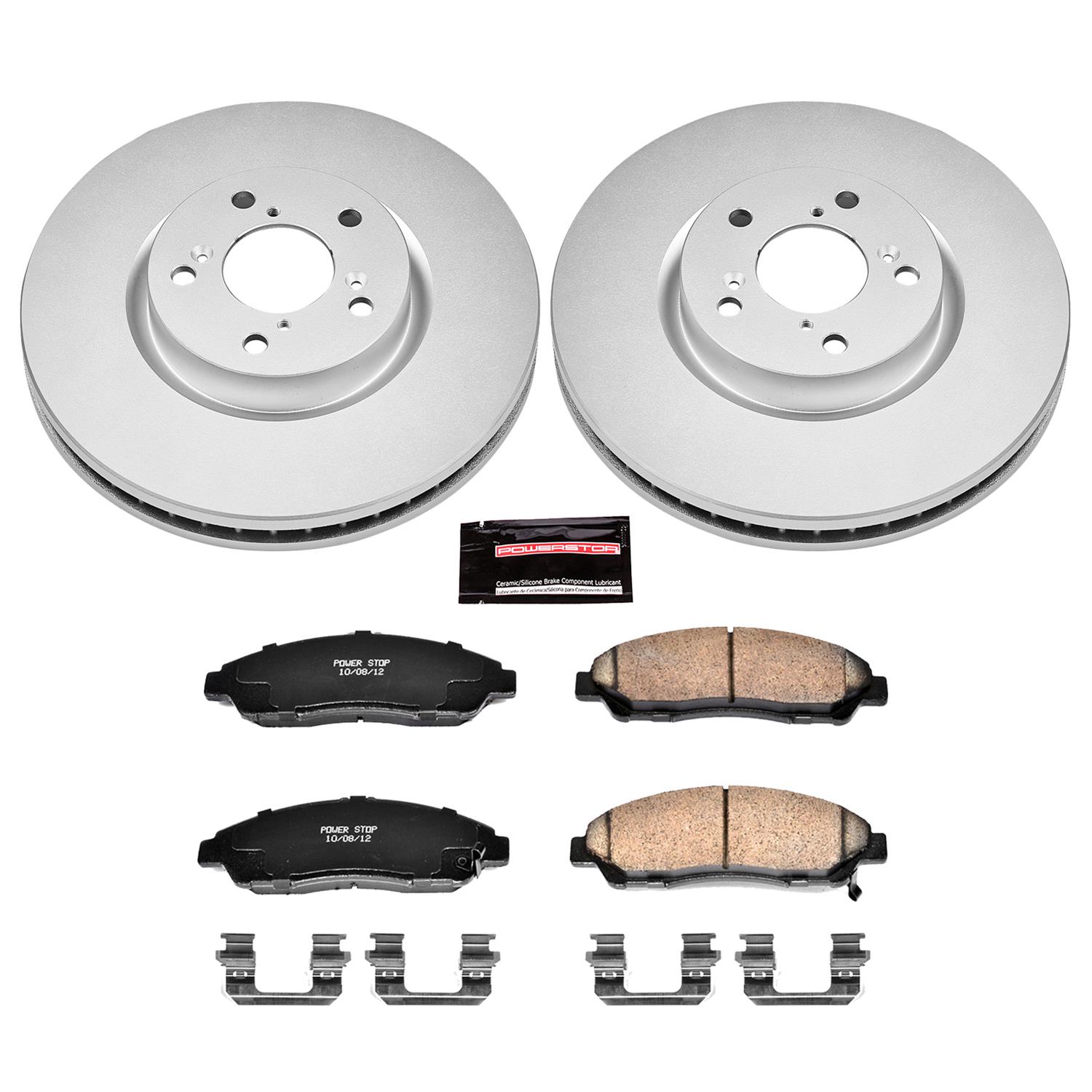 Power Stop 16-19 Acura RLX Front & Rear Z17 Evolution Geomet Coated Brake Kit (1x psbCRK6952, 1x psbCRK5370) thumbnail 5