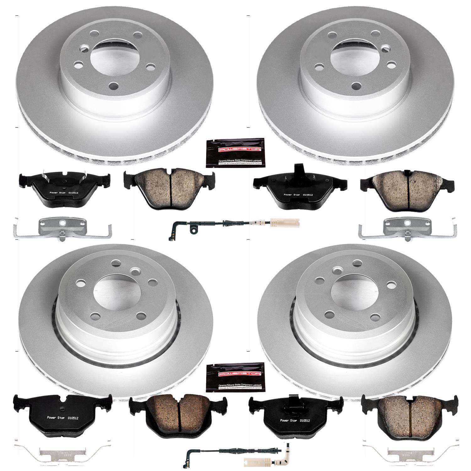 Power Stop 06-07 BMW 525xi Front & Rear Z23 Evolution Sport Coated Brake Kit (1x psbCRK5491, 1x psbCRK2110) thumbnail 4