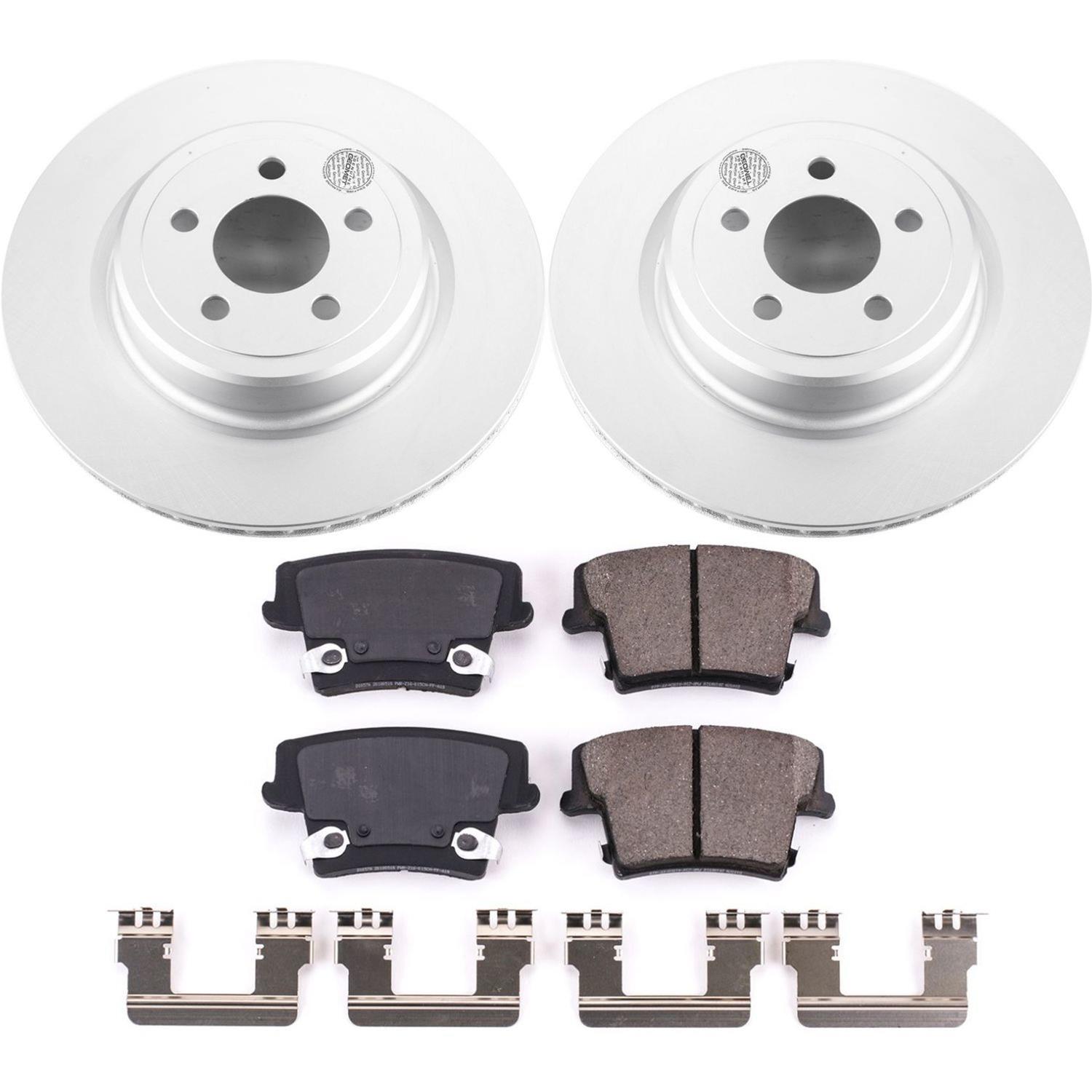 Power Stop 06-14 Dodge Charger Front & Rear Z17 Evolution Geomet Coated Brake Kit (1x psbCRK5486, 1x psbCRK2560) thumbnail 5