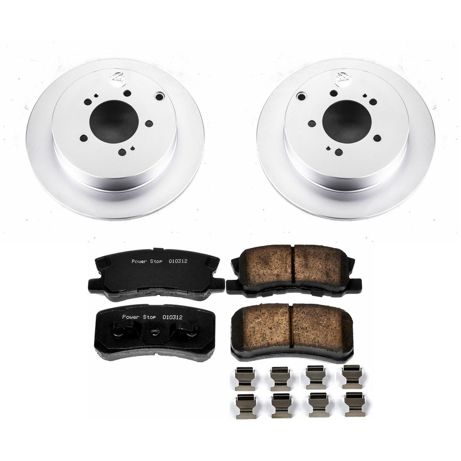Power Stop 07-15 Mitsubishi Outlander Front & Rear Z17 Evolution Geomet Coated Brake Kit (1x psbCRK3032, 1x psbCRK5499) thumbnail 8