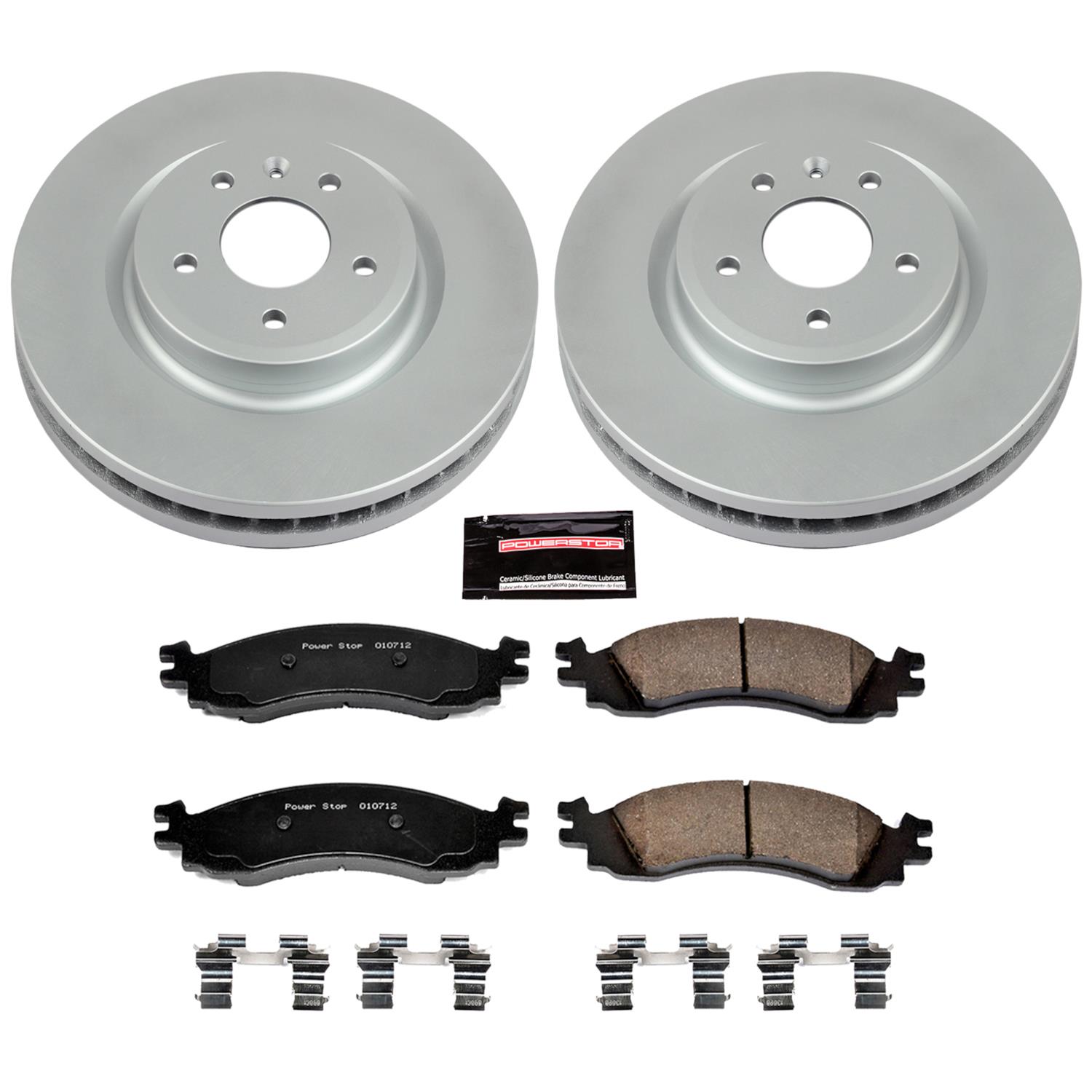 Power Stop 2010 Ford Taurus Front & Rear Z17 Evolution Geomet Coated Brake Kit (1x psbCRK4744, 1x psbCRK5507) thumbnail 8