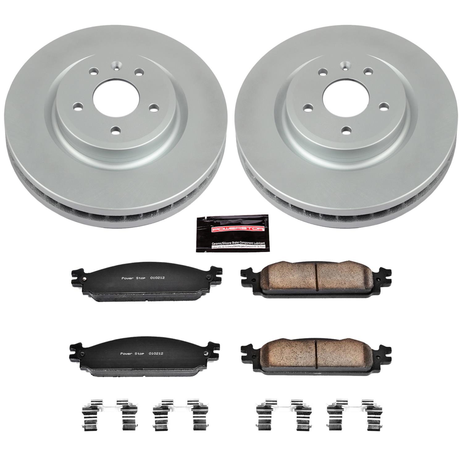 Power Stop 09-11 Ford Flex Front & Rear Z17 Evolution Geomet Coated Brake Kit (1x psbCRK4744, 1x psbCRK5509) thumbnail 8