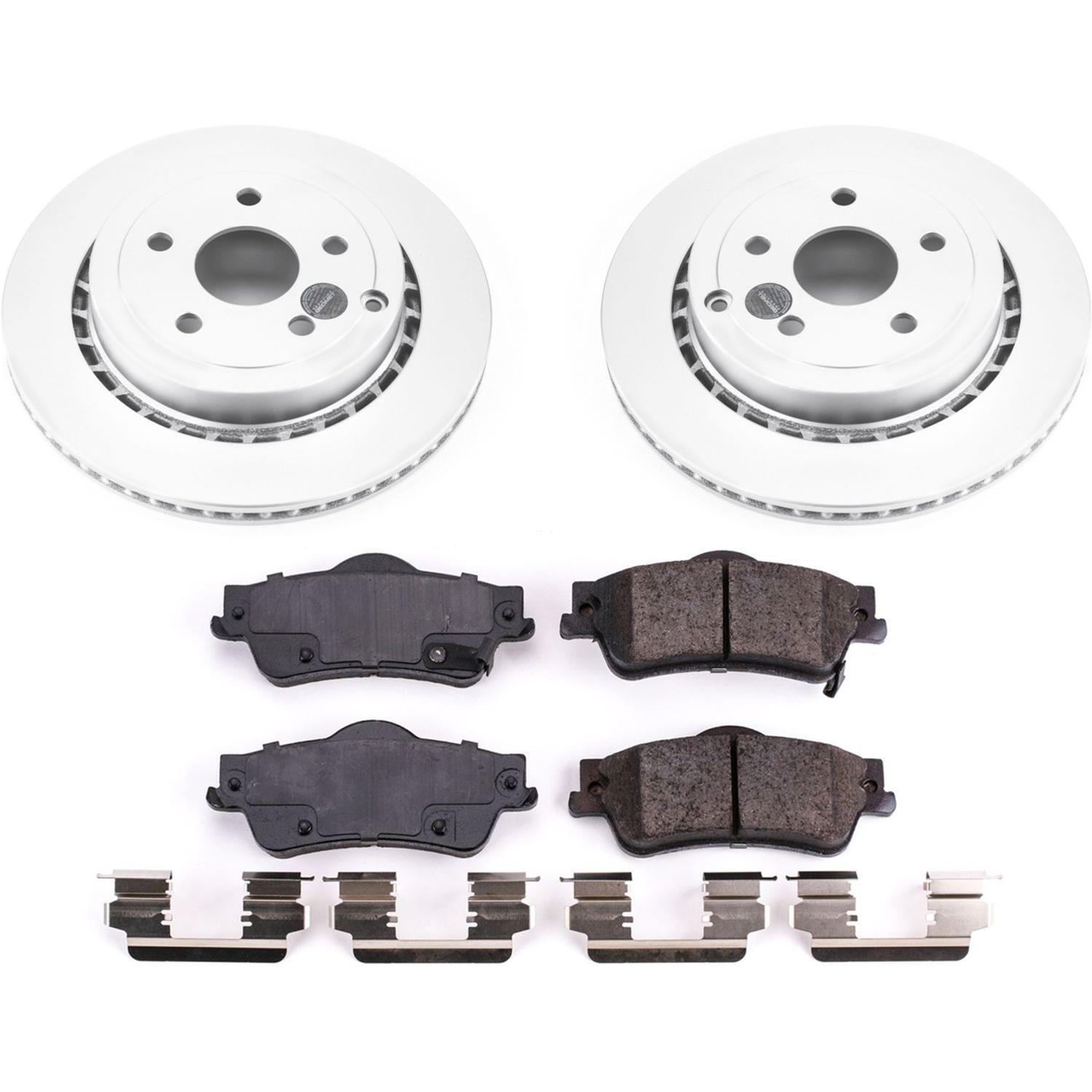 Power Stop 11-17 Chevrolet Caprice Front & Rear Z17 Evolution Geomet Coated Brake Kit (1x psbCRK5528, 1x psbCRK5948) thumbnail 8