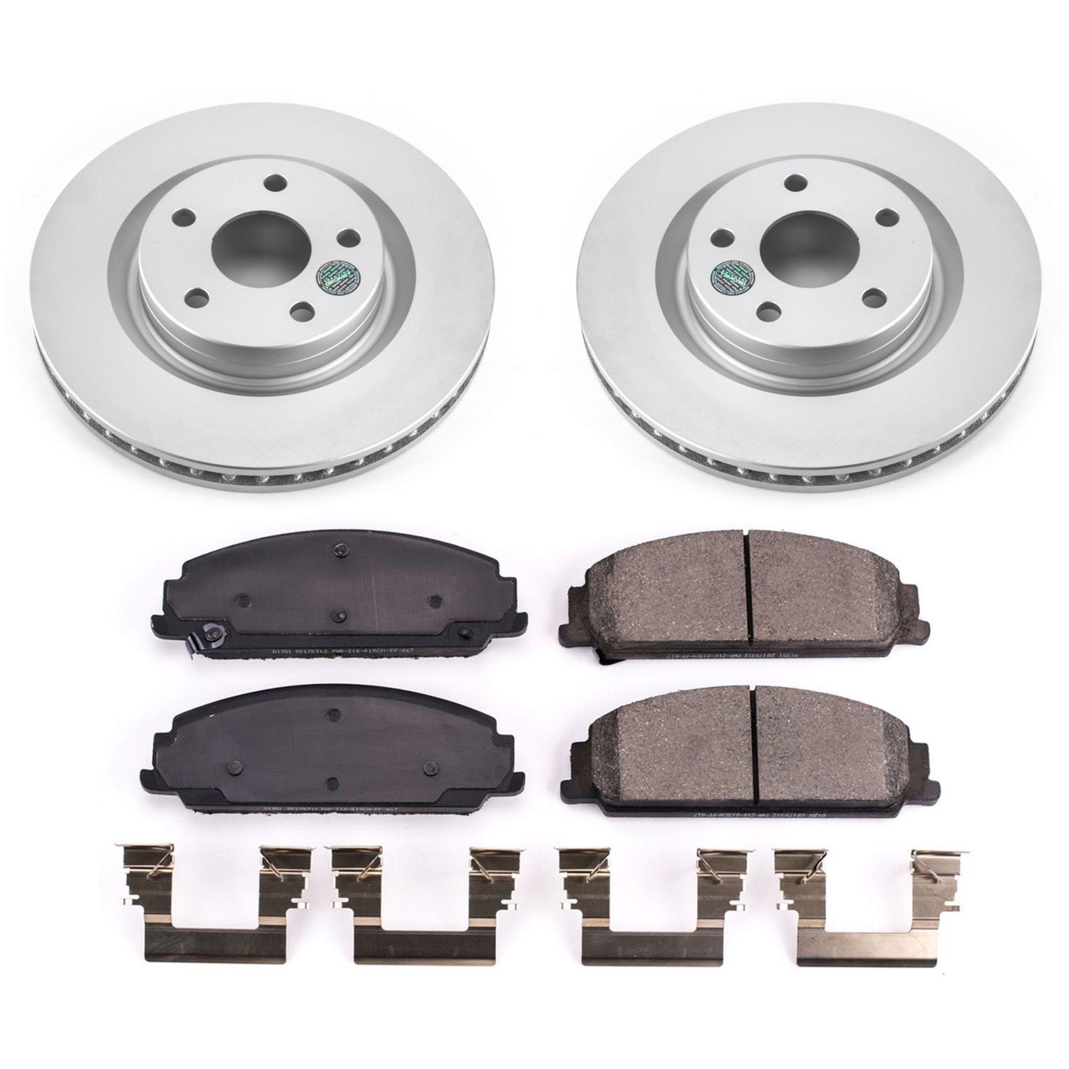 Power Stop 08-09 Pontiac G8 Front & Rear Z17 Evolution Geomet Coated Brake Kit (1x psbCRK5528, 1x psbCRK5529) thumbnail 6