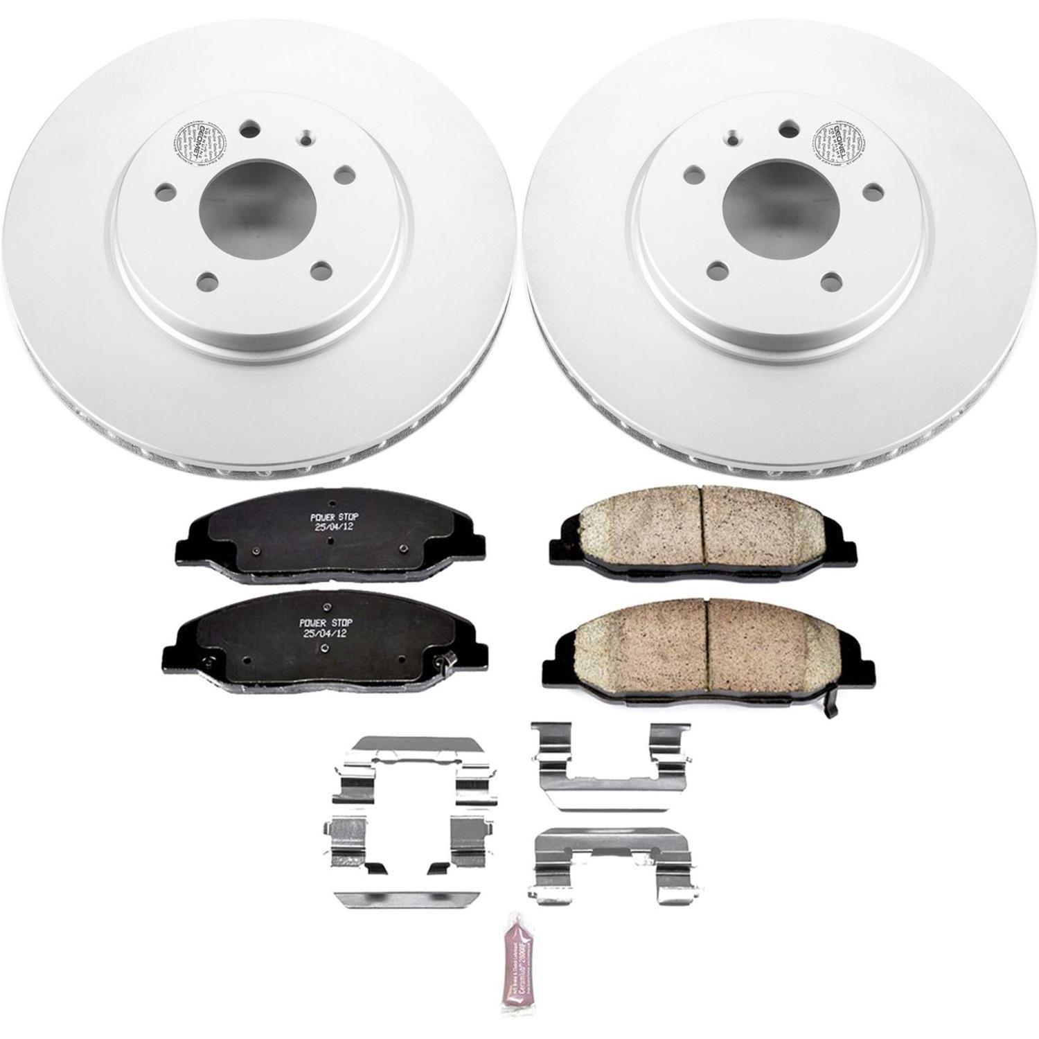 Power Stop 09-11 Cadillac STS Front & Rear Z17 Evolution Geomet Coated Brake Kit (1x psbCRK5538, 1x psbCRK2958) thumbnail 8