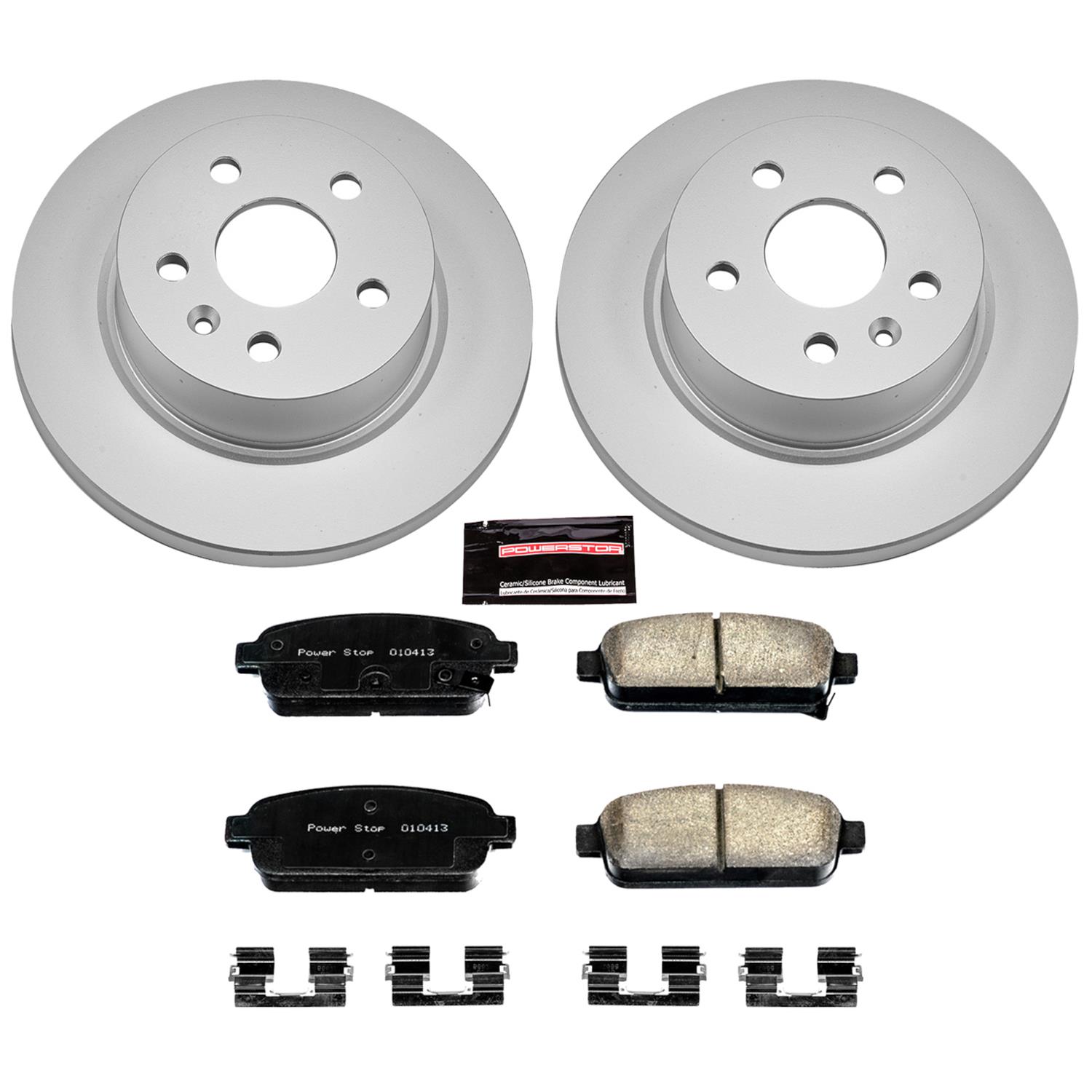 Power Stop 15-16 Chevrolet Trax Front & Rear Z17 Evolution Geomet Coated Brake Kit (1x psbCRK5544, 1x psbCRK6996) thumbnail 4