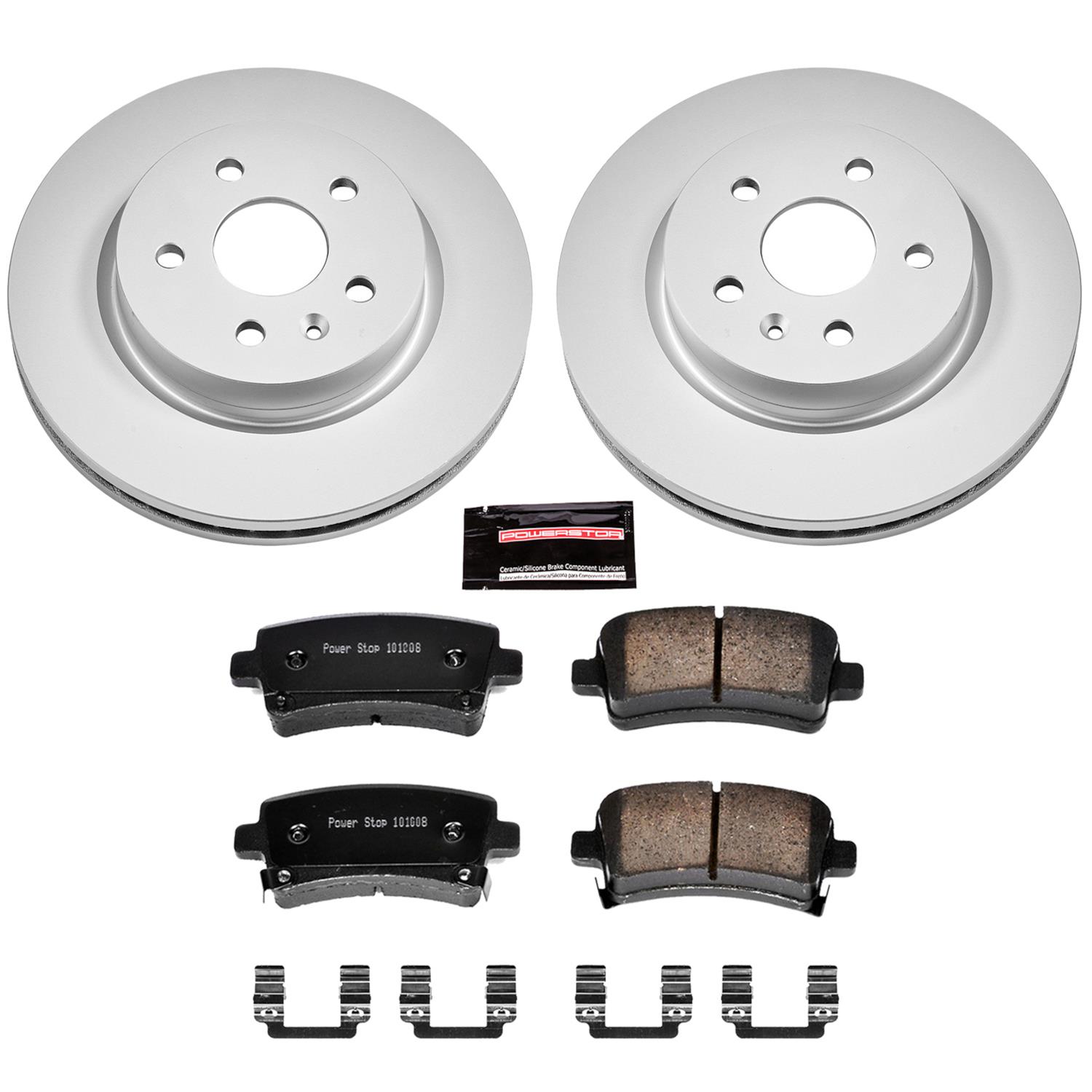 Power Stop 14-17 Buick Regal Front & Rear Z17 Evolution Geomet Coated Brake Kit (1x psbCRK5547, 1x psbCRK6391) thumbnail 7