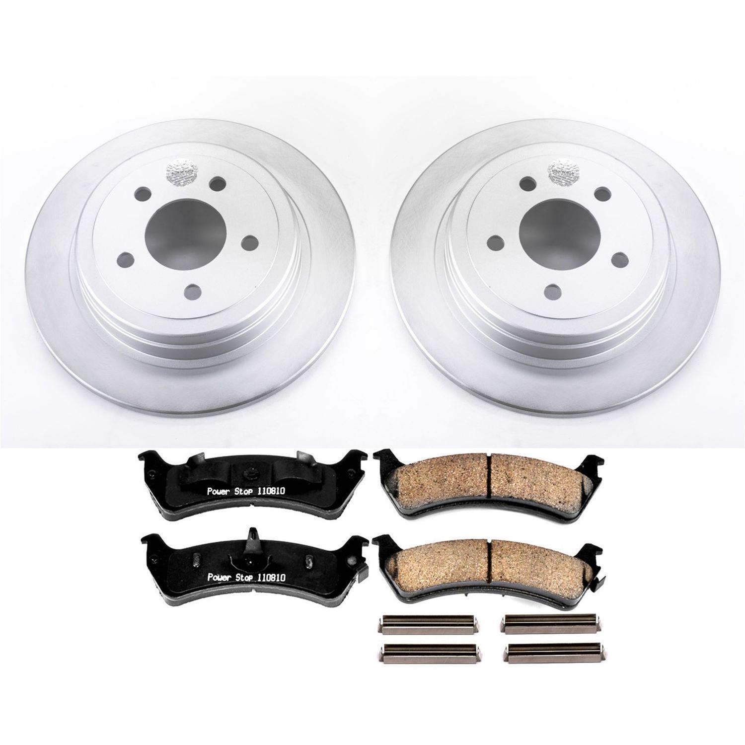 Power Stop 2003 Ford Explorer Sport Front & Rear Z17 Evolution Geomet Coated Brake Kit (1x psbCRK1920, 1x psbCRK5570) thumbnail 7