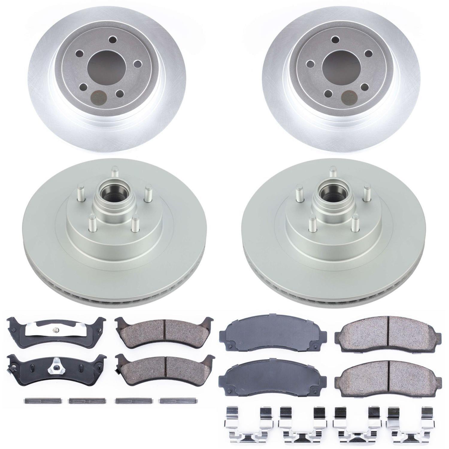 Power Stop 2003 Ford Explorer Sport Front & Rear Z17 Evolution Geomet Coated Brake Kit (1x psbCRK1920, 1x psbCRK5570) thumbnail 4