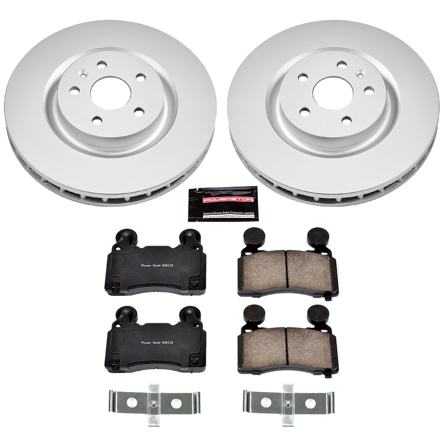 Power Stop 10-15 Chevrolet Camaro Front & Rear Z17 Evolution Geomet Coated Brake Kit (1x psbCRK3019, 1x psbCRK5602) thumbnail 6