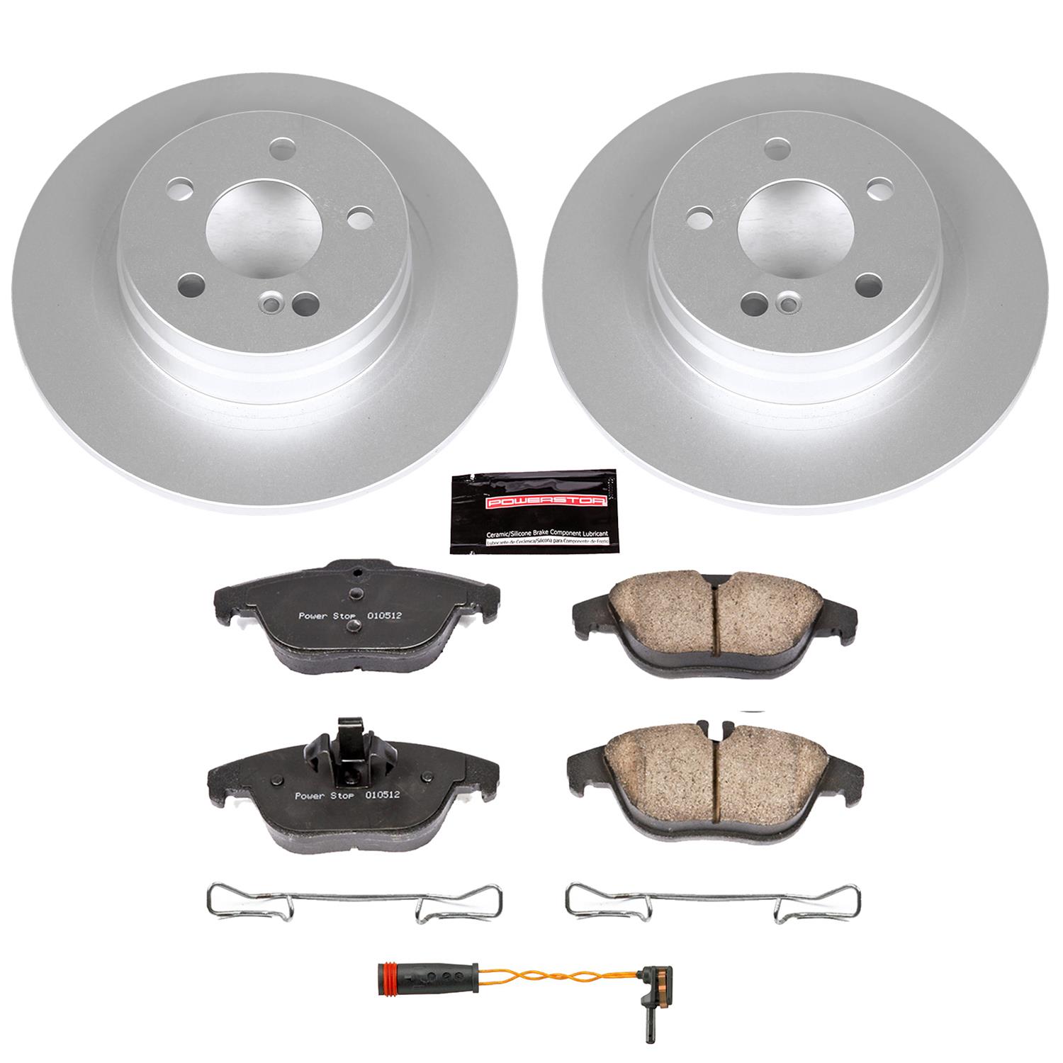Power Stop 2015 Mercedes-Benz C250 Front & Rear Z23 Evolution Sport Coated Brake Kit (1x psbCRK7766, 1x psbCRK5625) thumbnail 6